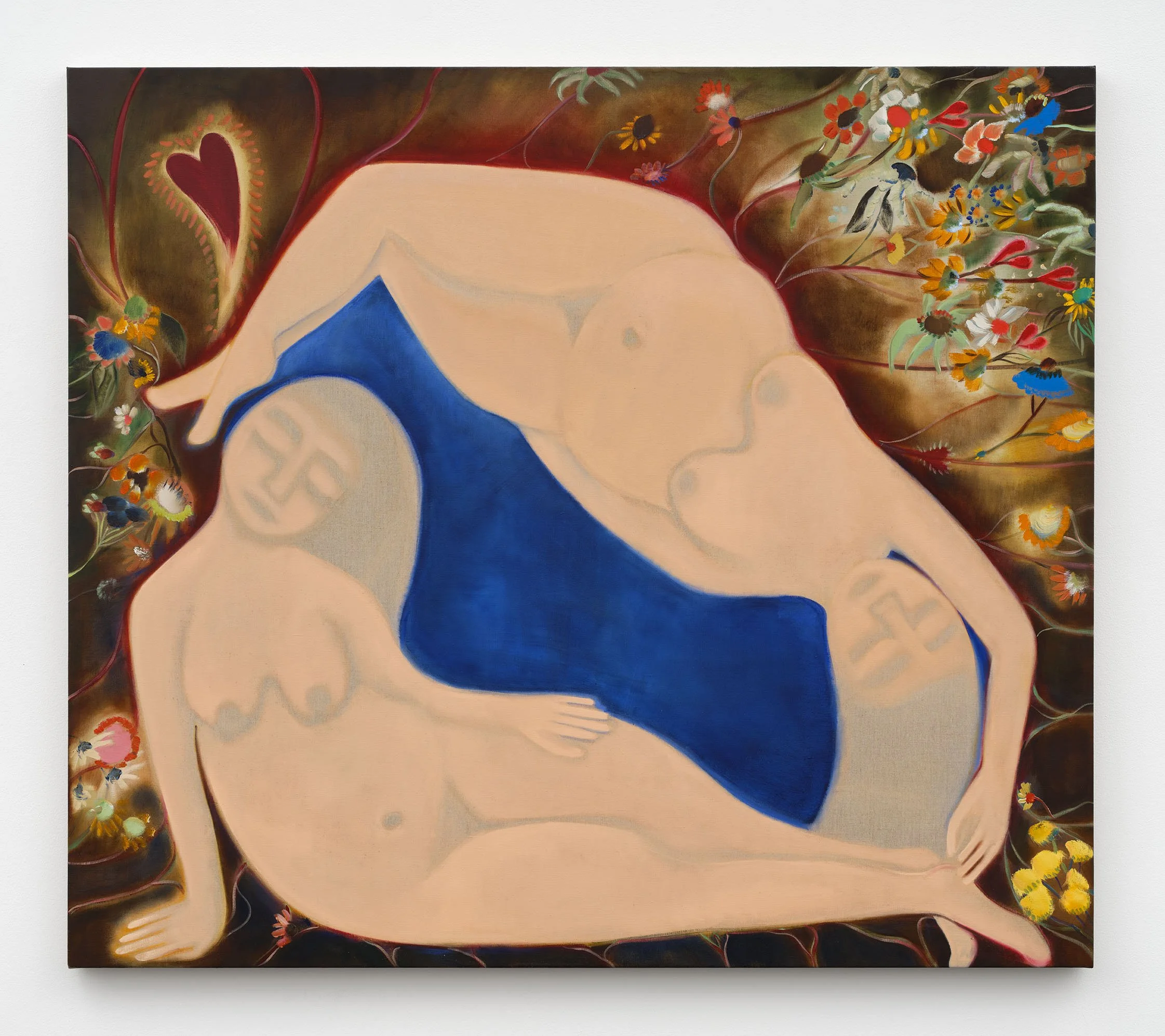 Diane Chappalley Together, apart, 2025 Oil on canvas 47 1/4 x 63 in 120 x 160 cm (DCH25.009)