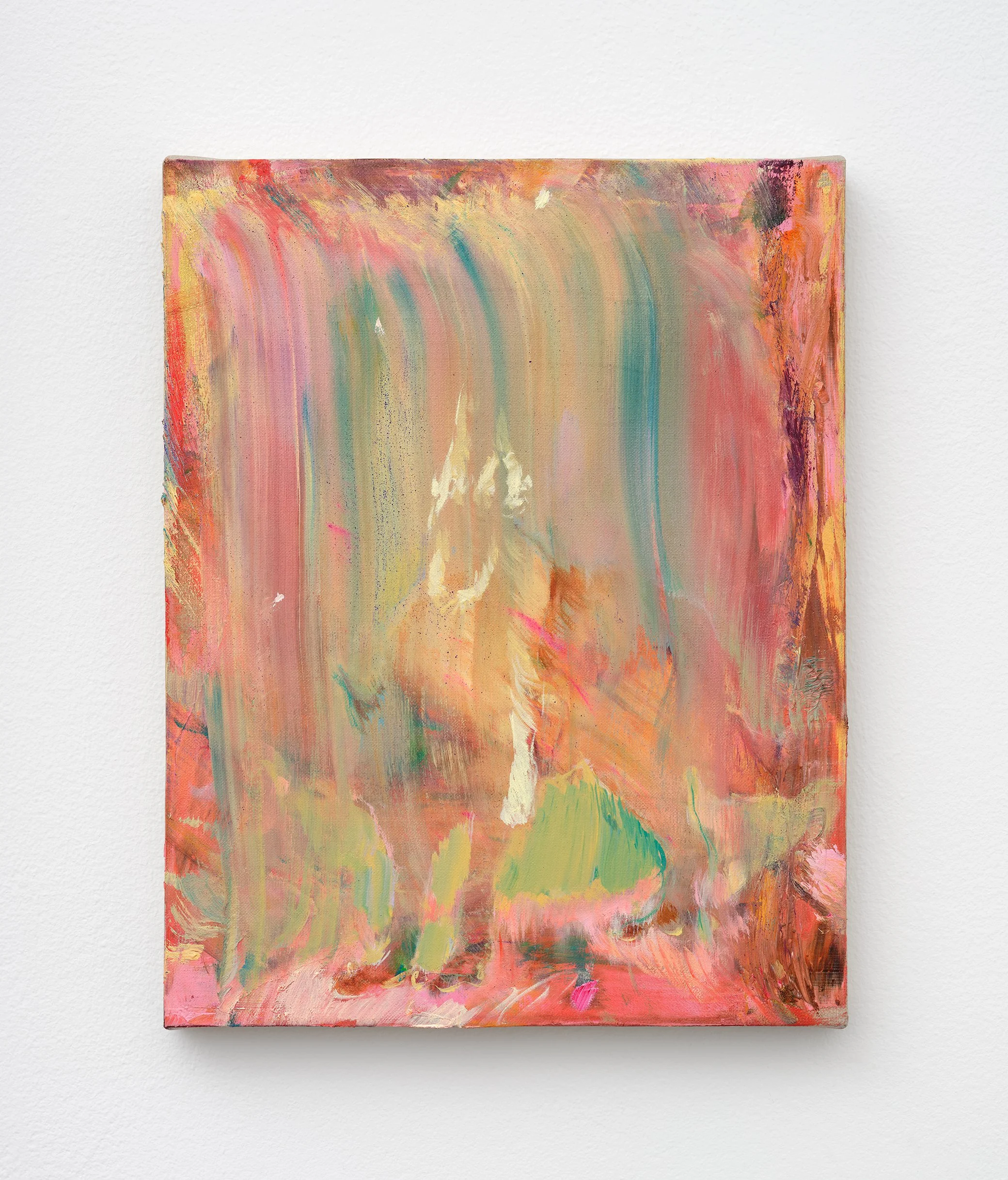 Caroline Absher Wolf Woman, 2026 Oil on linen 14 x 11 in 35.6 x 27.9 cm (CAB26.001)