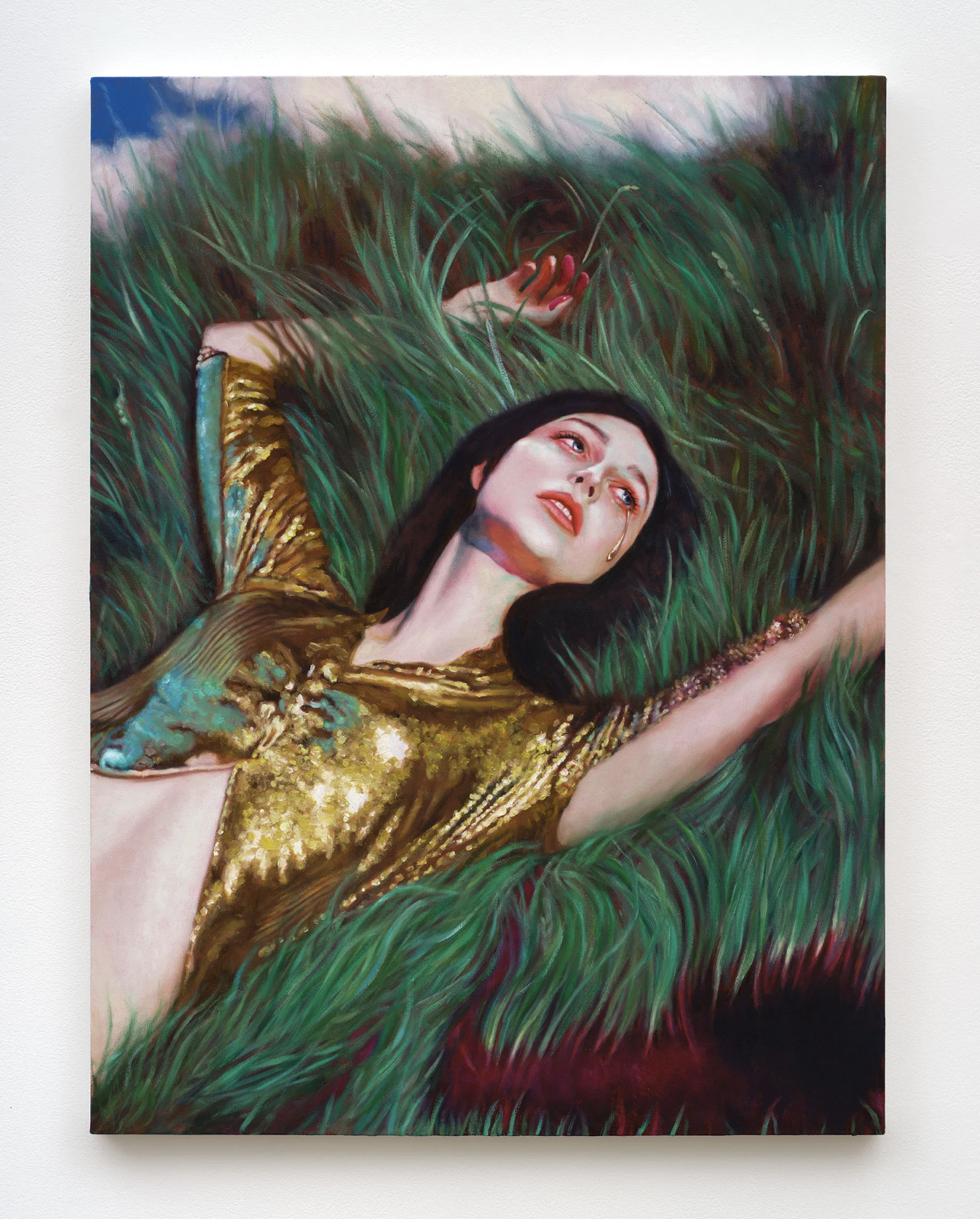 Alison Blickle Robot Death Experience, 2026 Oil on canvas 40 x 30 in 101.6 x 76.2 cm (ABL26.001)