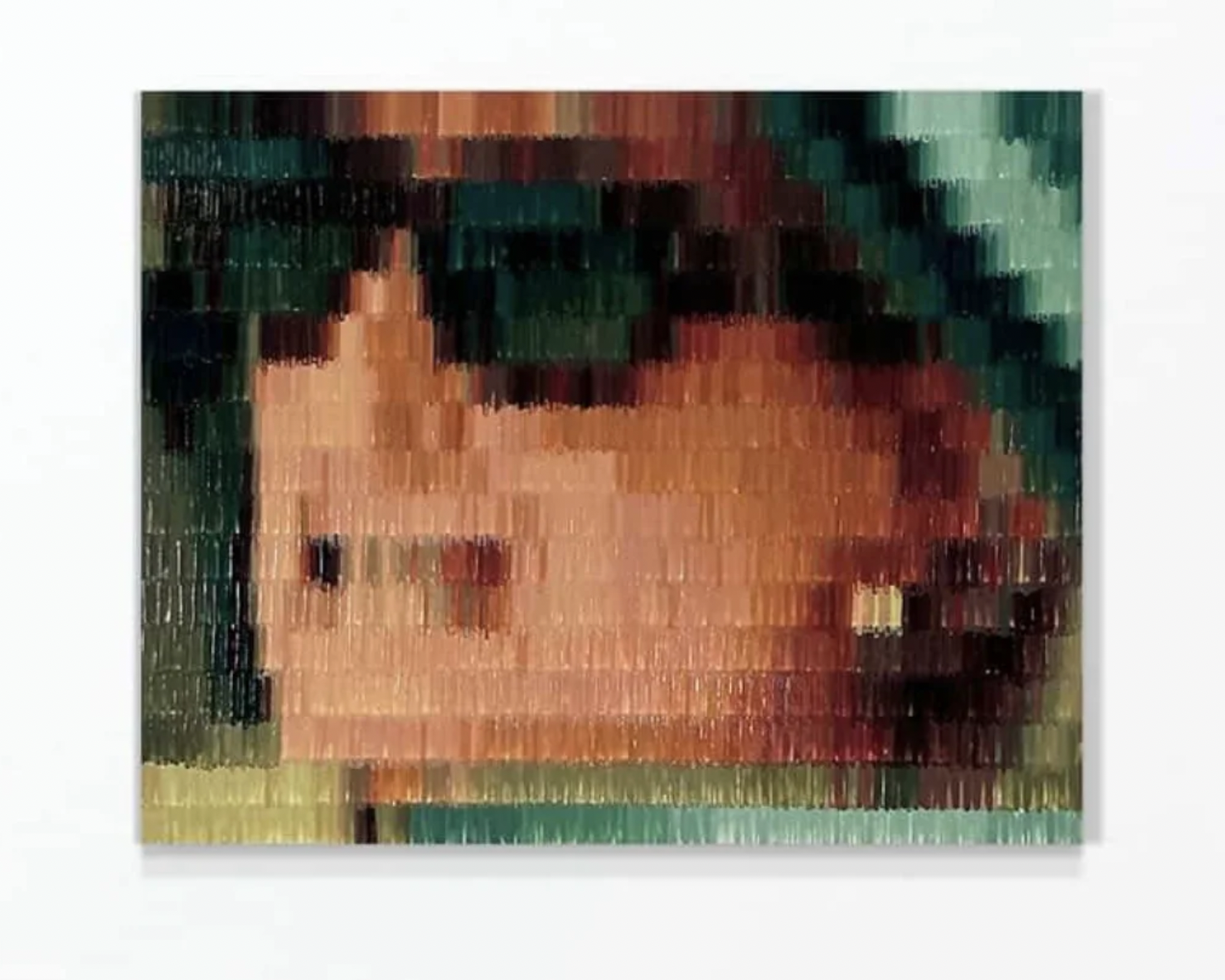 Caroline Zurmley Yikes, 2026 Nail polish on panel 8 x 10 in 20.3 x 25.4 cm (CZ26.001)