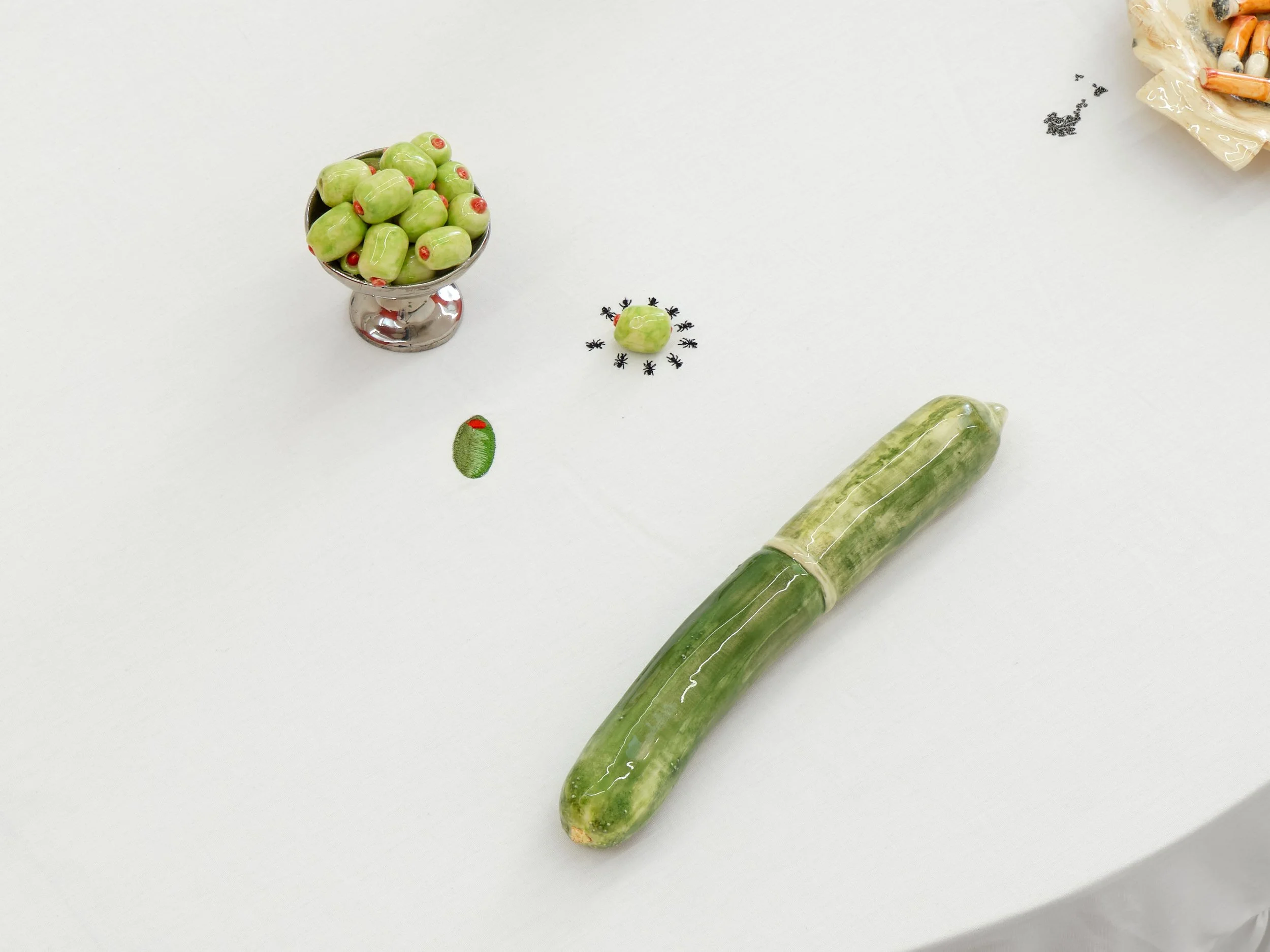 Alma Berrow, What Slips Beneath the Sugar, Installation image