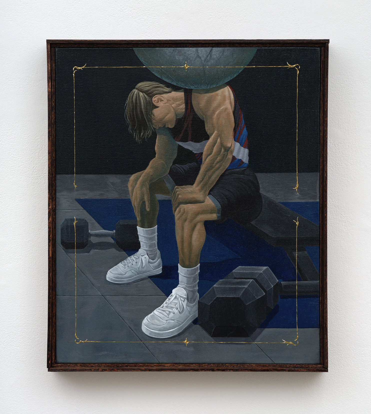 Kevin Christy Boogeyman, 2026 Oil on canvas with artist frame 24 x 20 in 61 x 50.8 cm (KCH26.001)