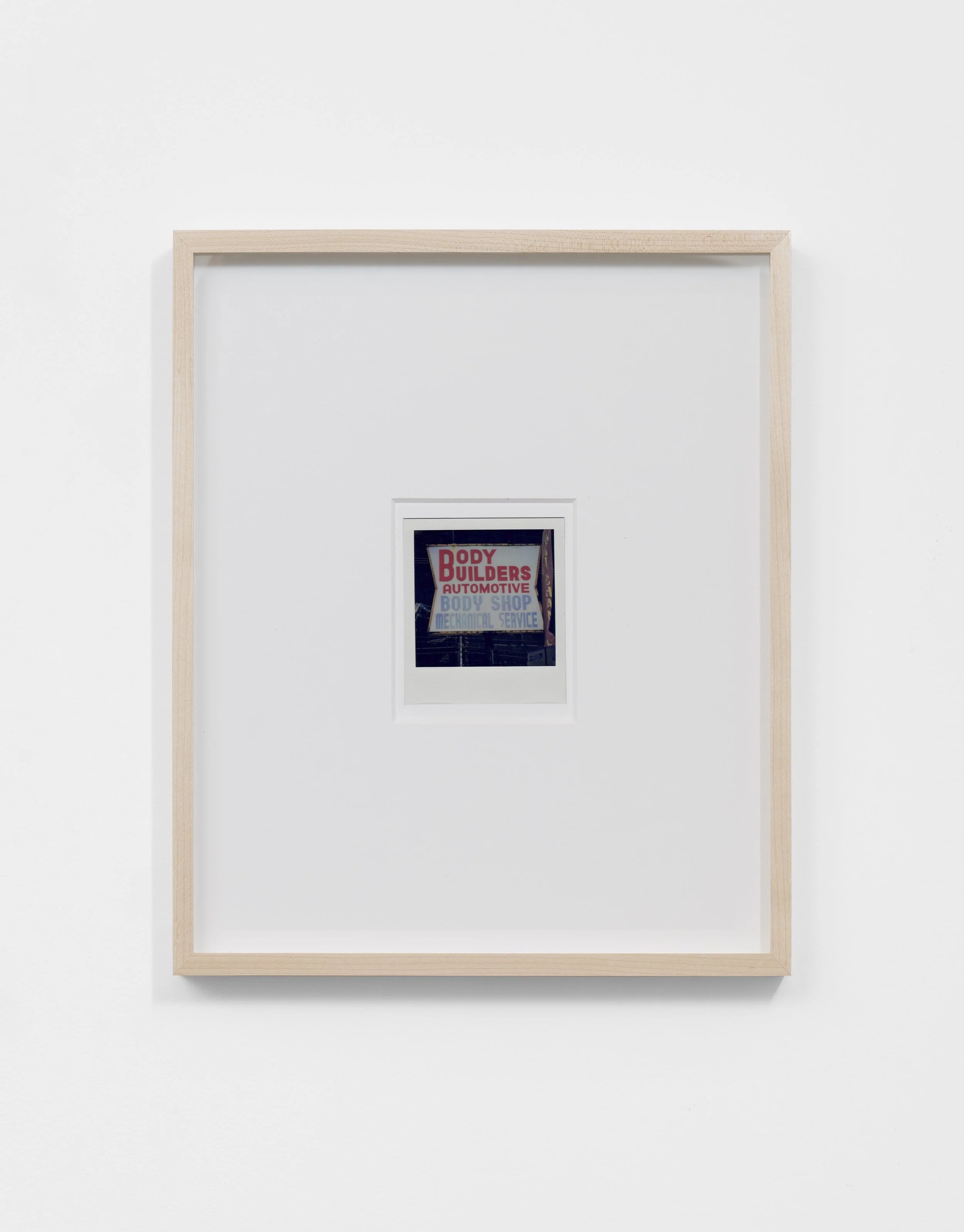 Nicolas Shake
 Body Builders , 2024
I-Type Polaroid
16 3/4 x 15 x 2 in (framed)
42.5 x 38.1 x 5.1 cm (framed)
(NSH25.011)