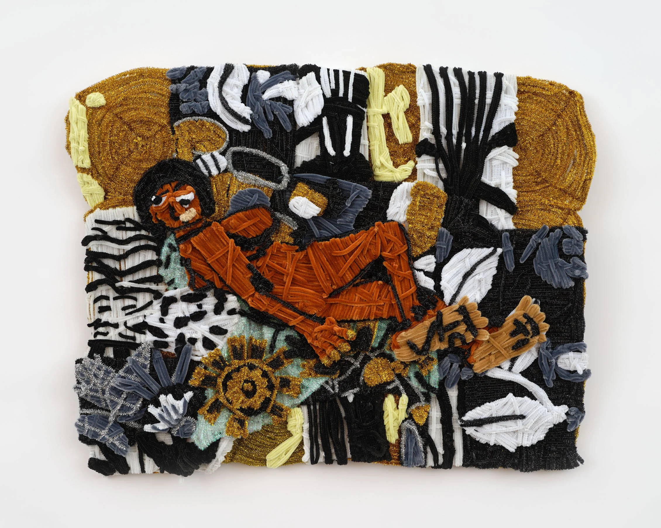 Montrel Beverly
 A Little Taste Outside of Love! , 2025
Pipe cleaners
24 x 32 in
61 x 81.3 cm
(MBE25.007)