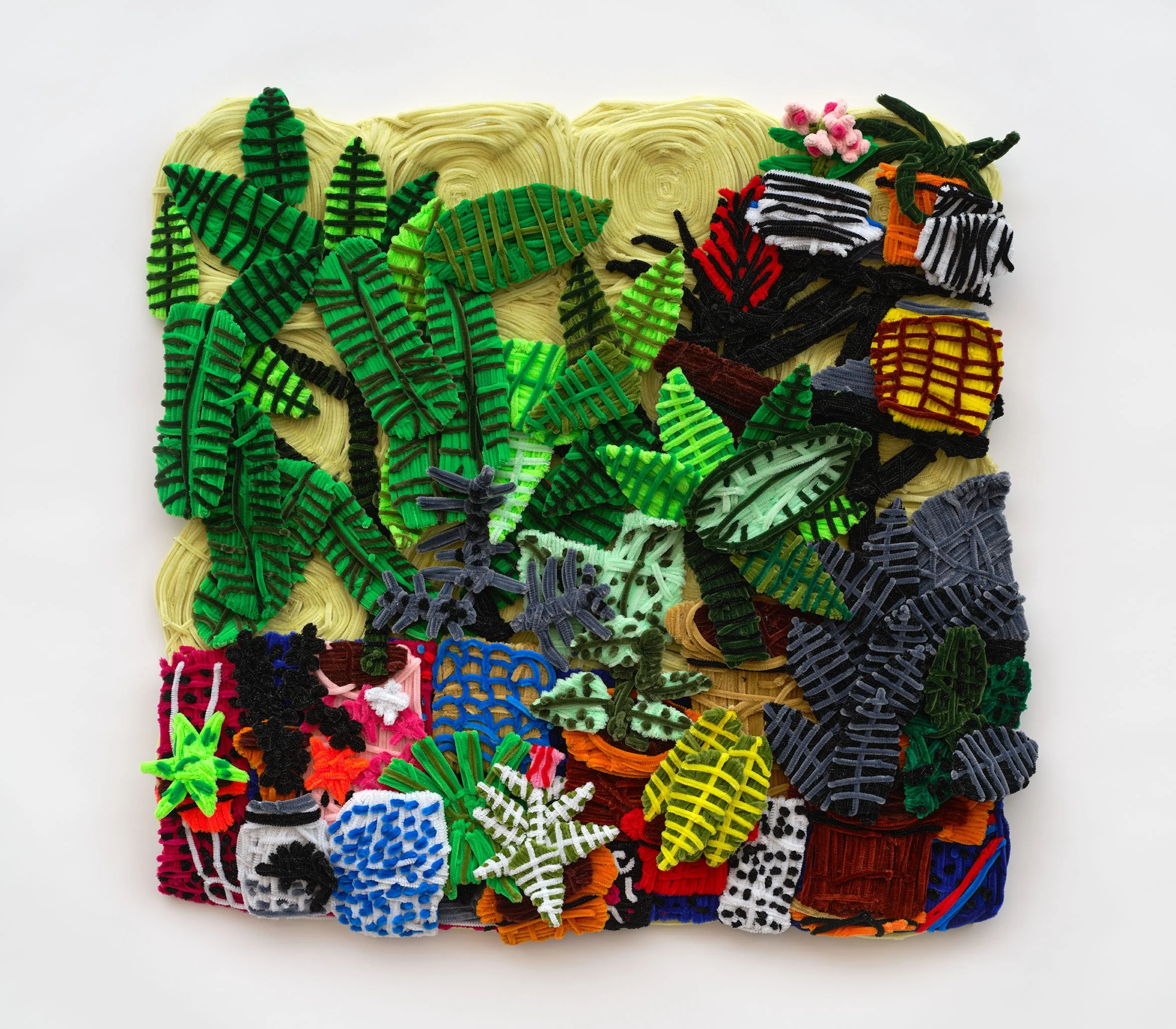 Montrel Beverly Standard Station, 2025 Pipe cleaners 25 1/2 x 34 in 64.8 x 86.4 cm