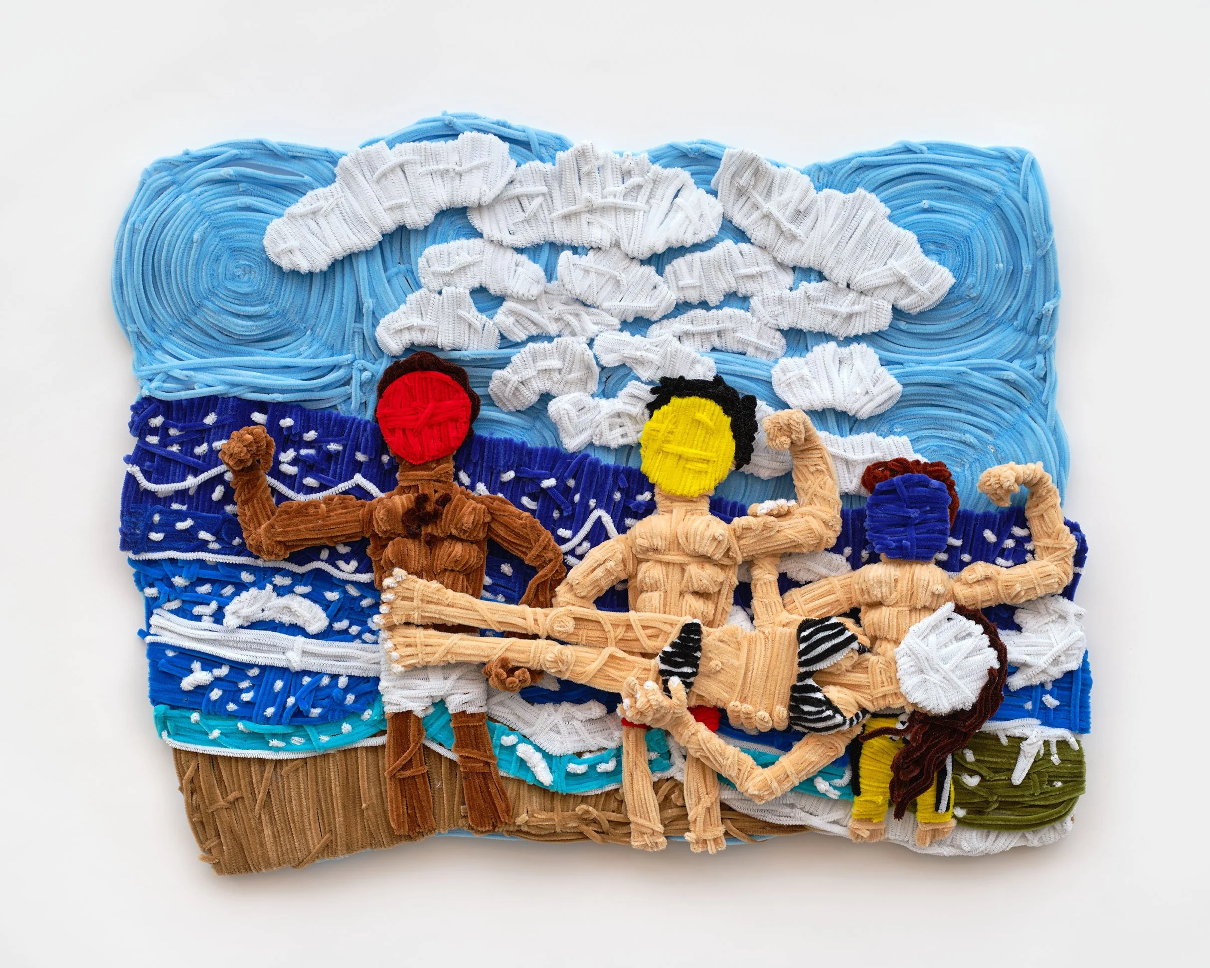 Montrel Beverly Baldessari, 2025 Pipe cleaners 25 1/2 x 34 1/2 in 64.8 x 87.6 cm