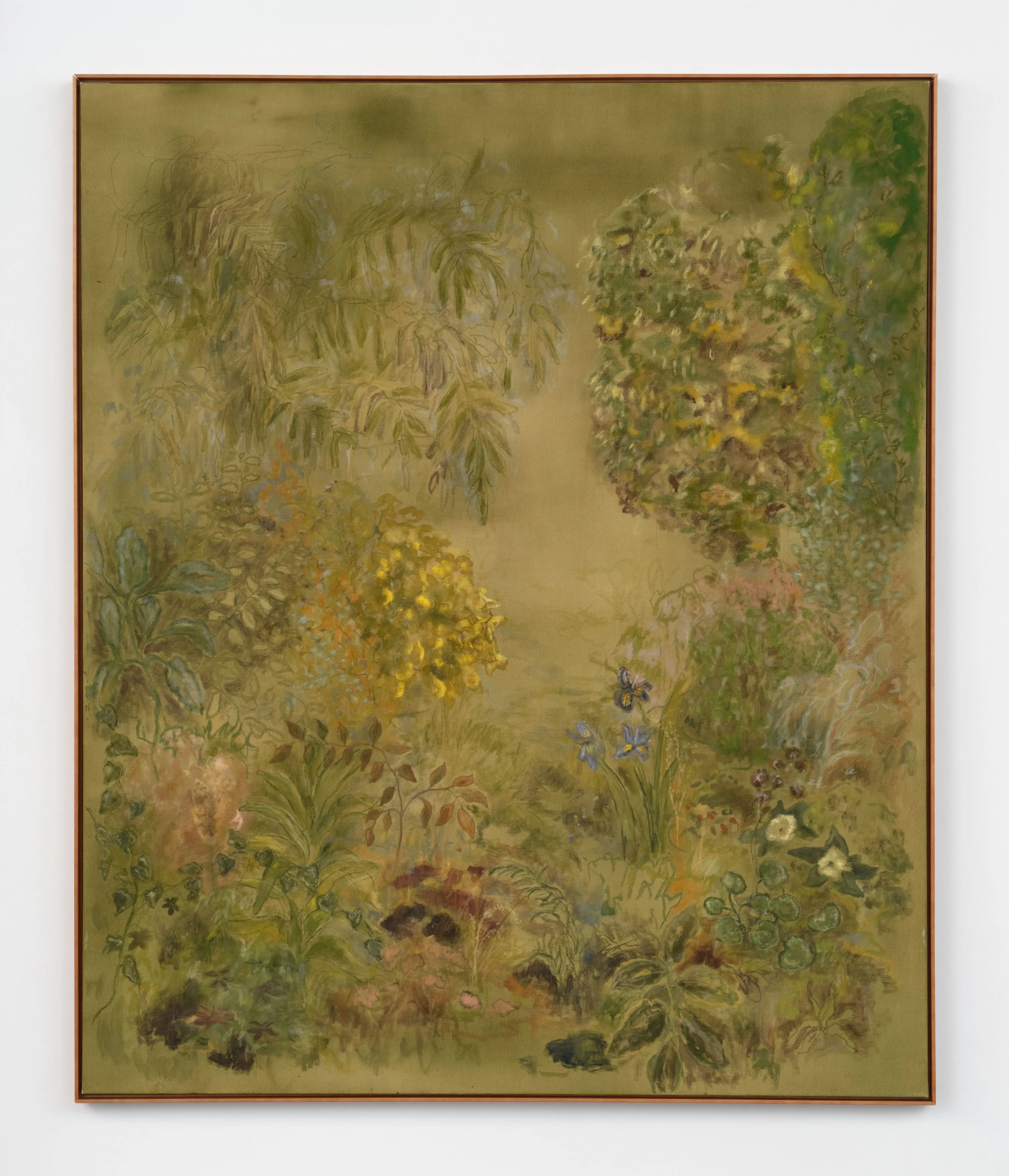 Kate Zimmerman Turpin Landscape in Green, 2026 Acrylic and pastel on canvas 72 x 60 in 182.9 x 152.4 cm (KTU26.006)