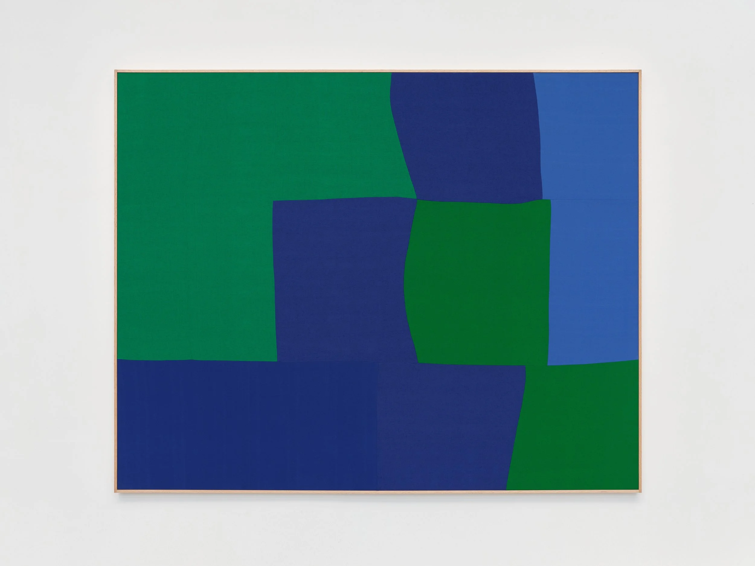 Ethan Cook
Untitled, 2021
Handwoven cotton and linen in artist’s frame
47 x 52 in (framed)
119.4 x 132.1 cm (framed)
(ECO21.051)