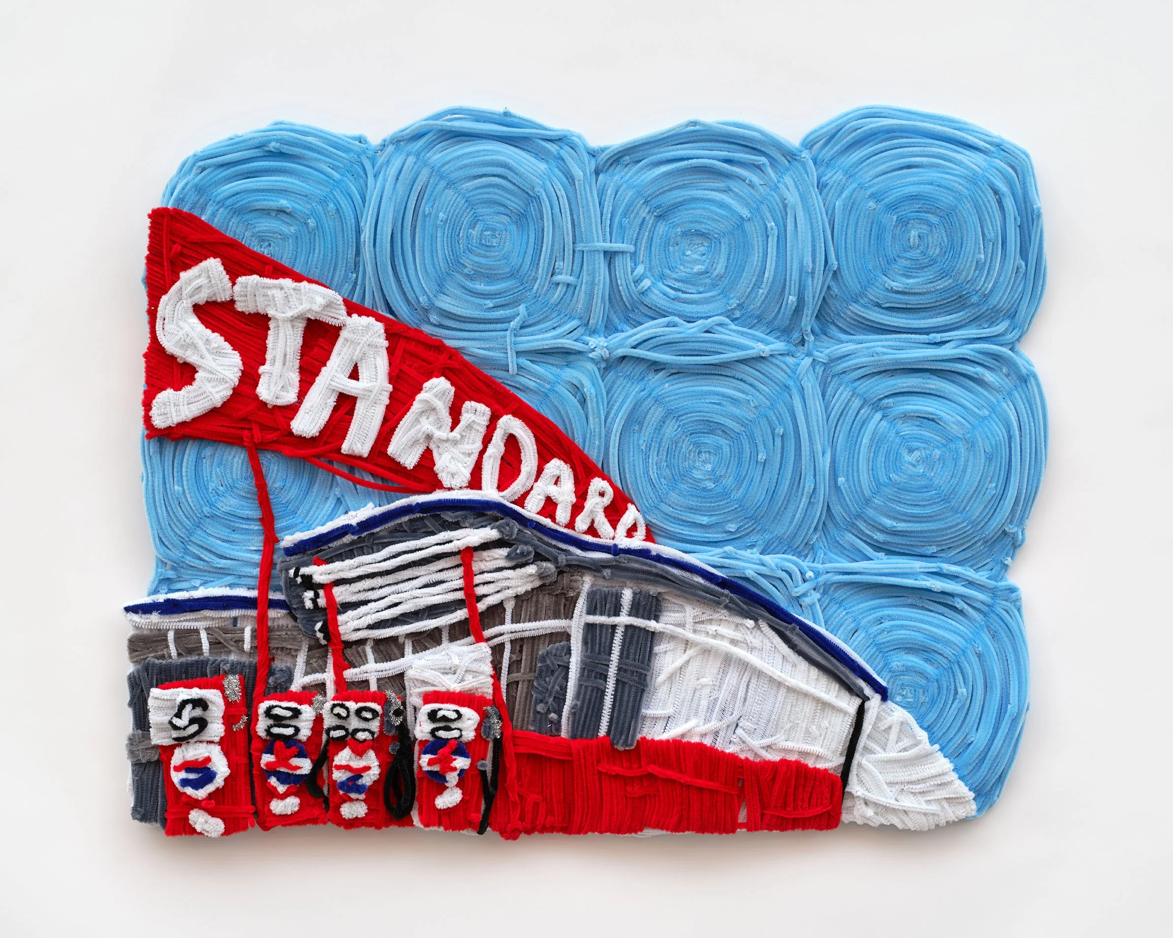 Montrel Beverly
 Standard Station , 2025
Pipe cleaners
25 1/2 x 34 in
64.8 x 86.4 cm
(MBE25.005)