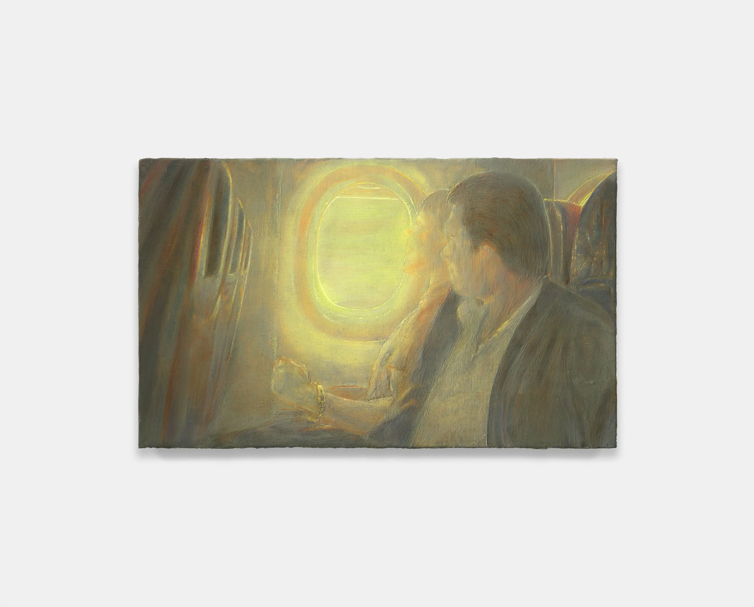 Marin Majic
 You looking for you, me looking for me , 2024
Colored pencil, oil color, and marble dust on linen,
12 x 20 in
30.5 x 50.8 cm
(MMA24.016)