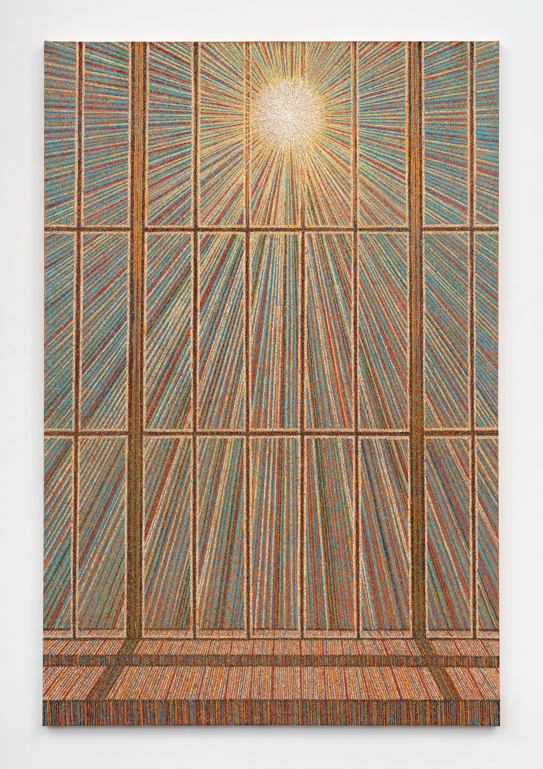 Marco Bizzarri Sol de tarde, 2025 Oil and acrylic on linen 70 7/8 x 47 1/4 in 180 x 120 cm (MBZ25.007)