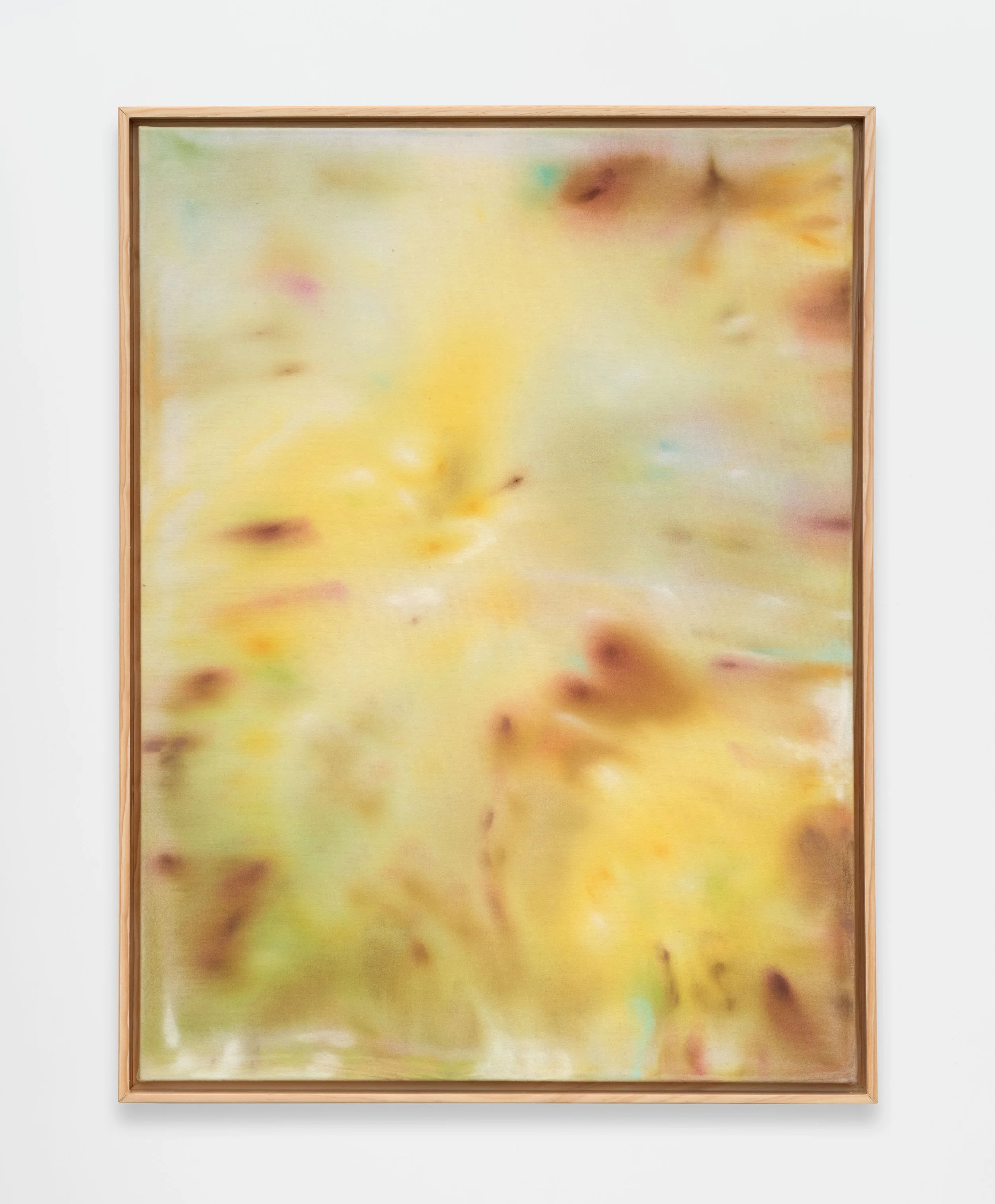 Alexandra McGowan Improvisation; Flow Series #45, 2026 Acrylic and chalk pastel on stretched cotton 24 x 18 in / 61 x 45.7 cm