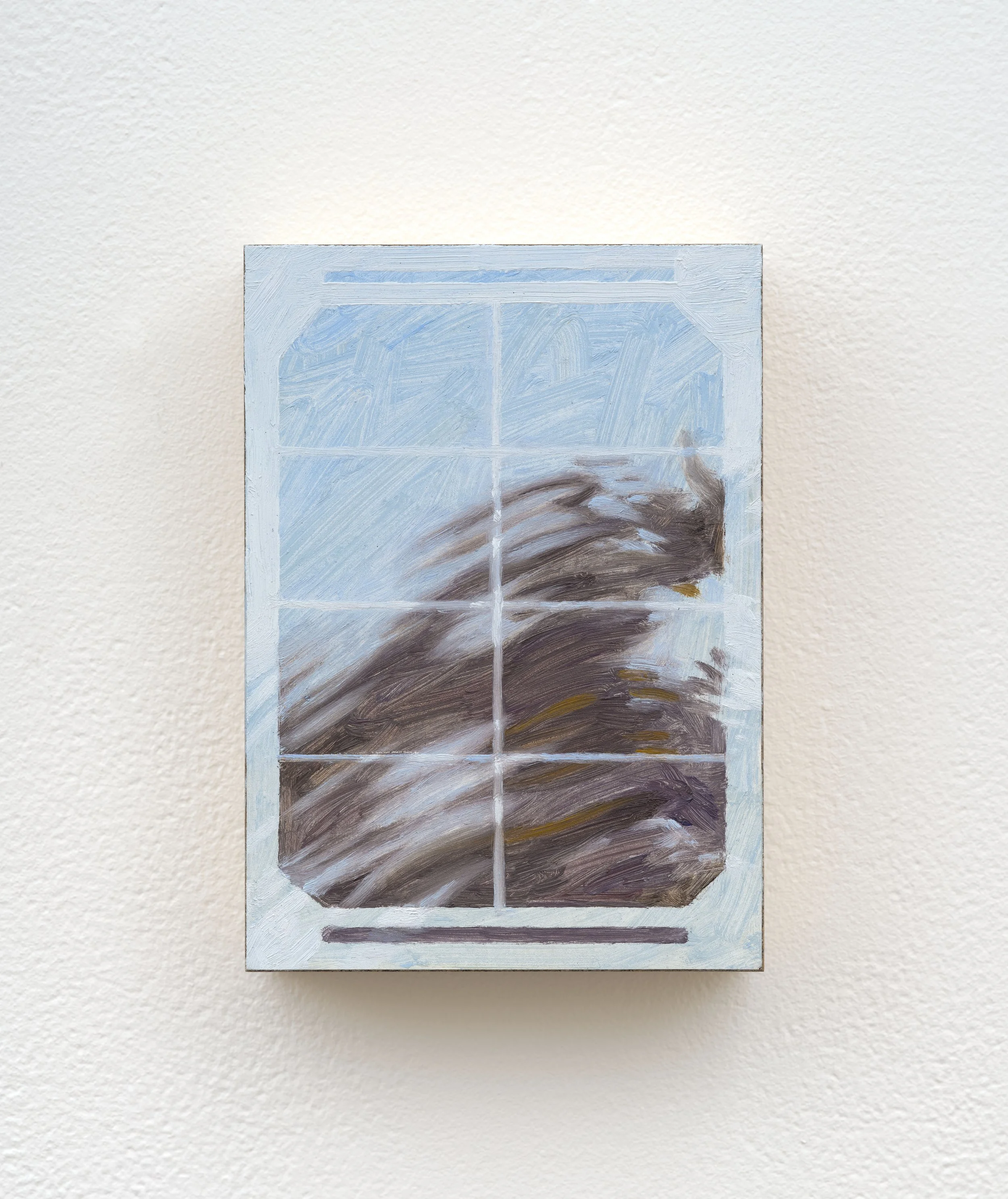 Kevin Yaun Photovoltaic 2, 2026 Oil on panel 7 x 5 in 17.8 x 12.7 cm (KYA26.035)