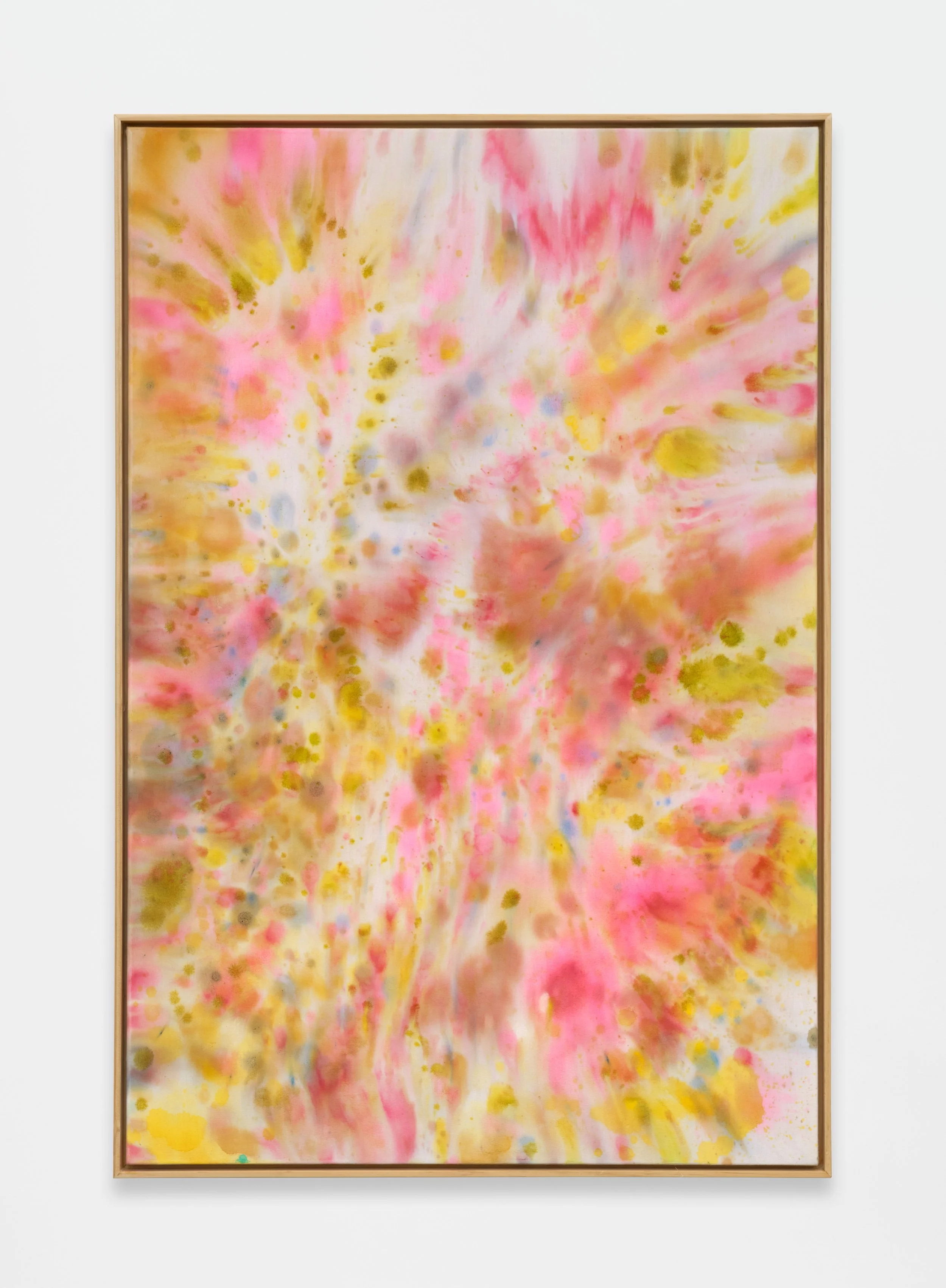Alexandra McGowan Improvisation; Flow Series #26, 2025 Acrylic and chalk pastel on stretched cotton 36 x 24 in / 91.4 x 61 cm