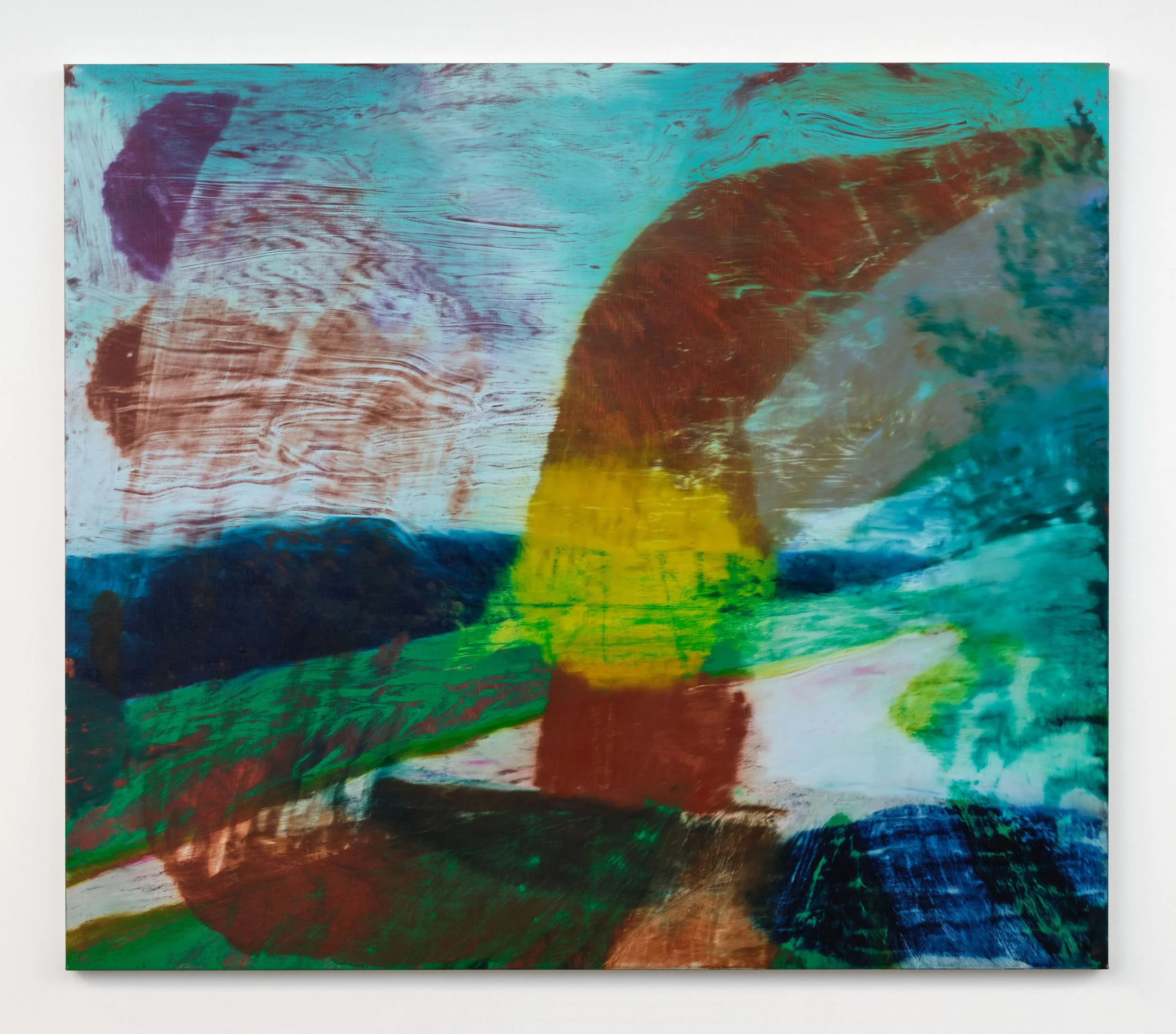 Nathan Dilworth Two Paths at the Same Time, 2025 Oil on linen 66 x 76 in 167.6 x 193 cm (ND26.001)