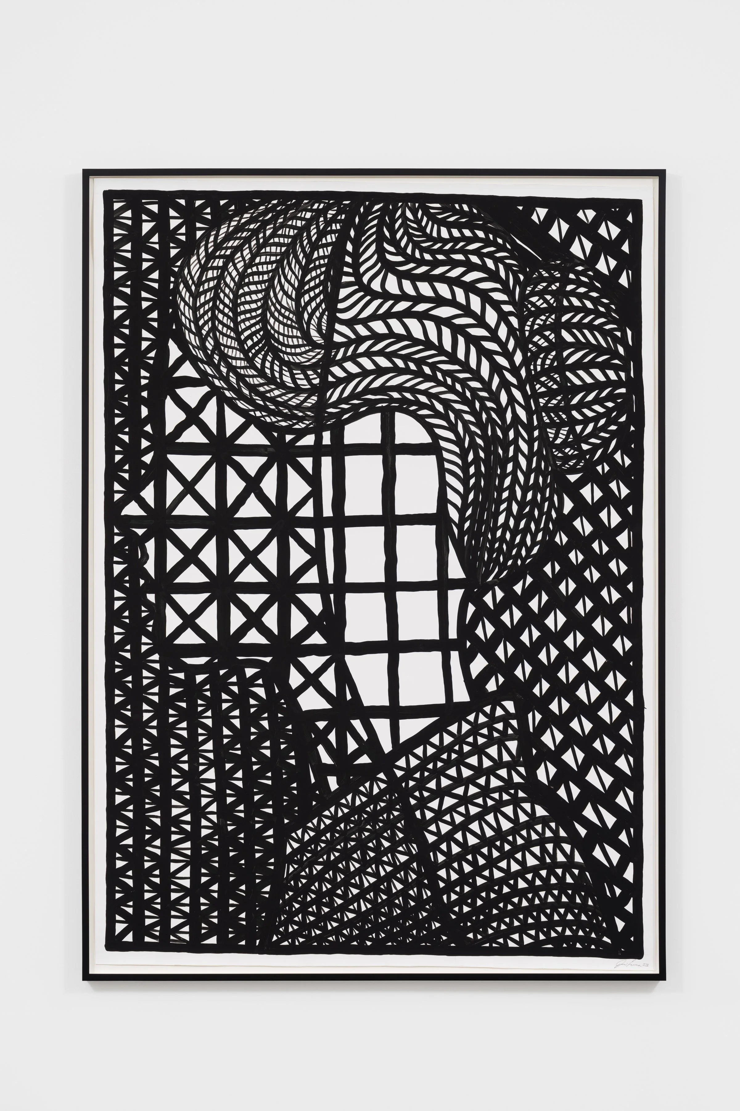 José Lerma
Untitled, 2023
Acrylic on polypropylene sheet
86 1/2 x 62 1/4 x 2 in, 219.7 x 158.1 x 5.1 cm (framed)
(JLE23.034)