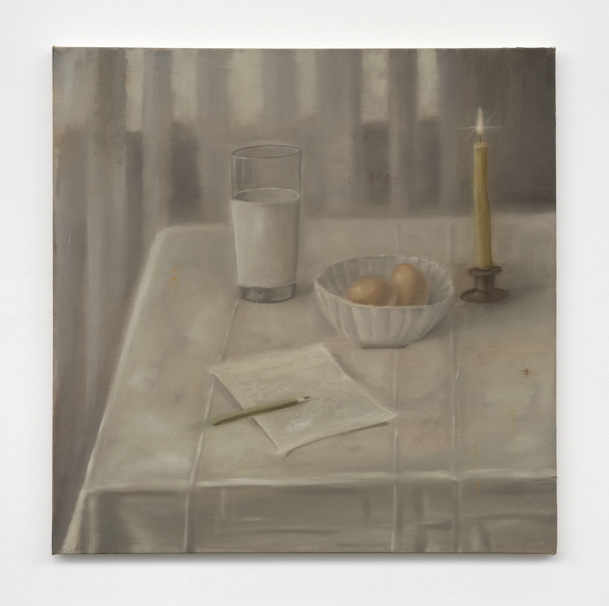 Milk, 2026 Oil on canvas 28 x 28 in 71.1 x 71.1 cm (TJR26.010)