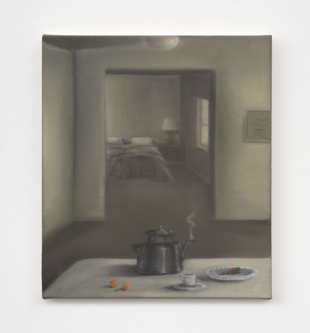 Kettle, 2026 Oil on canvas 16 x 14 in 40.6 x 35.6 cm