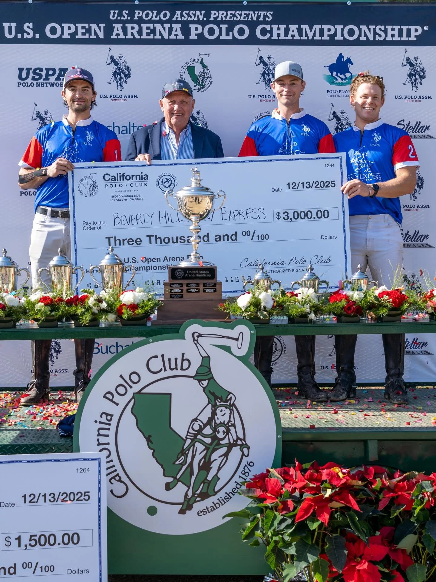 Congratulations to Beverly Hills Pony Express for winning the consolidation U.S Open Arena Polo Championship match, presented by U.S. Polo Assn. 🐎🏆 Now on to the United States Arena Handicap and the FINAL!