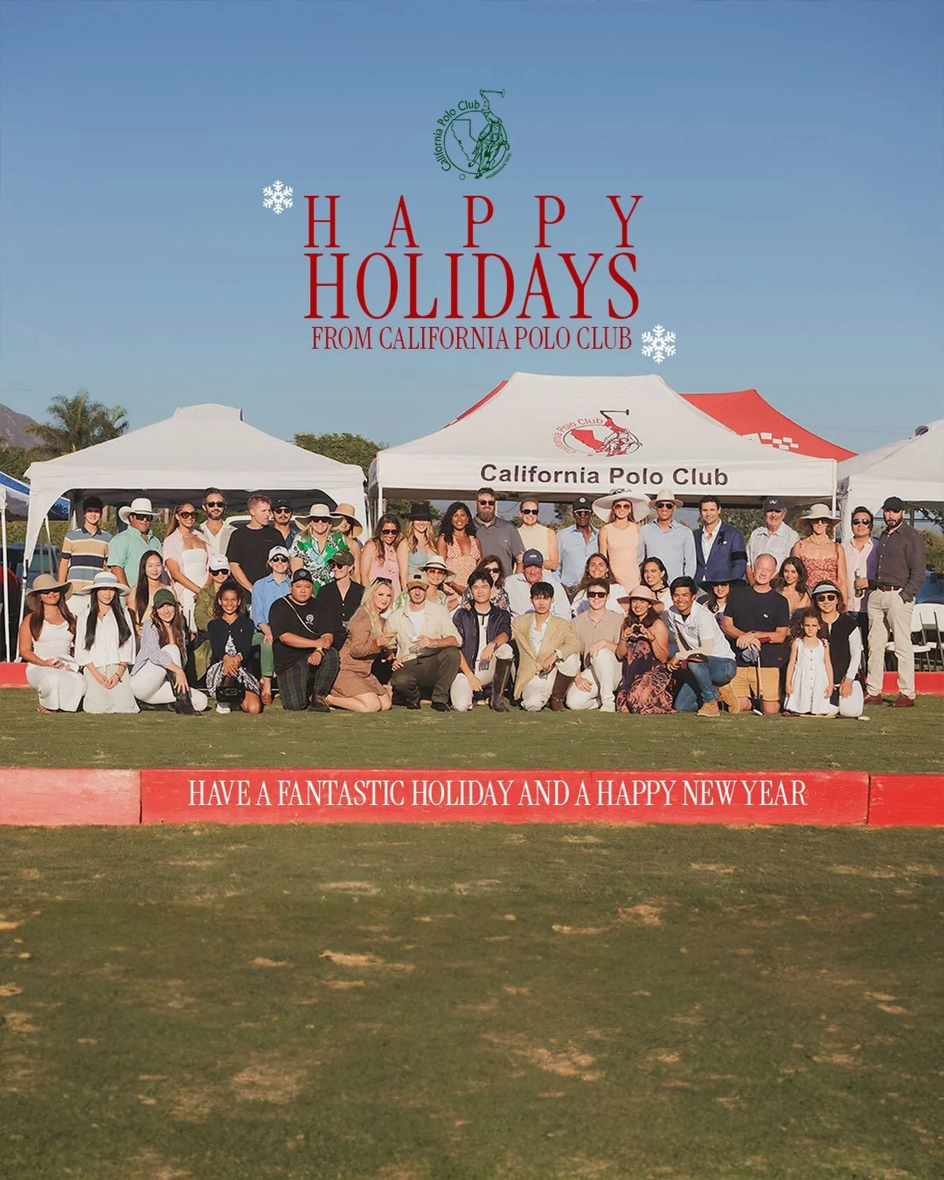 Happy Holidays from California Polo Club 🎄🐎