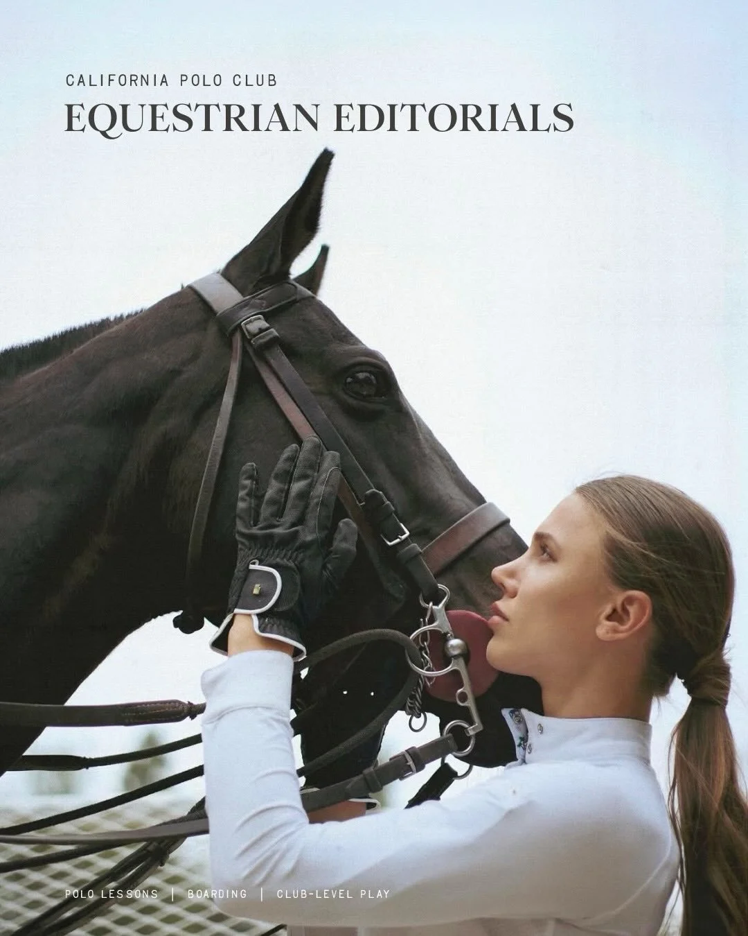 California Polo Club is a working polo club and polo school in Los Angeles &mdash; with lessons, chukkers, and a beautiful venue for shoots and events.

If you&rsquo;re sourcing horses for hire, professional polo grooms (on-set horse handlers), or a 