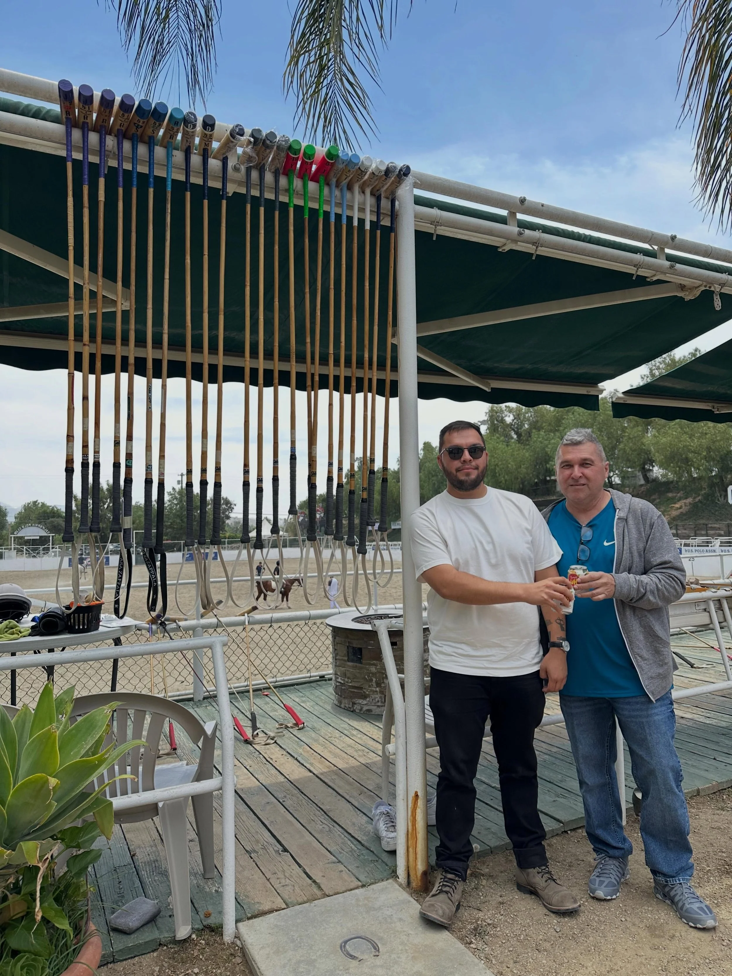 Big thank you to Pablo and Claudio for stopping by CPC today and delivering everyone&rsquo;s mallet orders and repairs! 🏇🔨

If you had equipment on order or sent a mallet in for repair, it should now be ready for pickup. We appreciate the great ser
