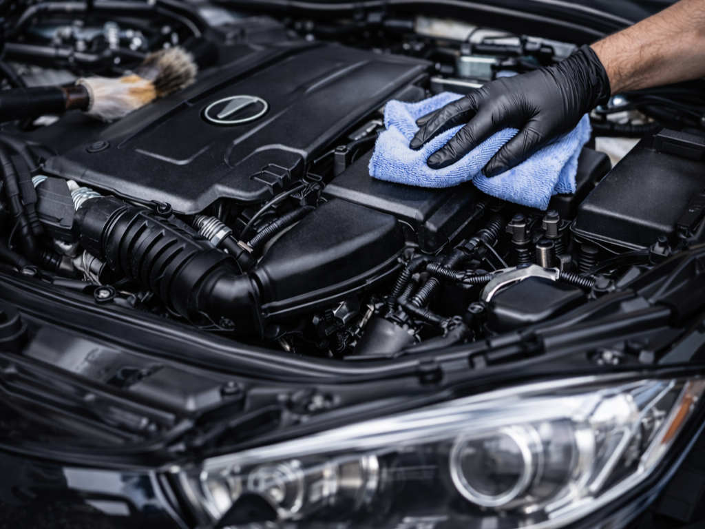 Engine Compartment Cleaning