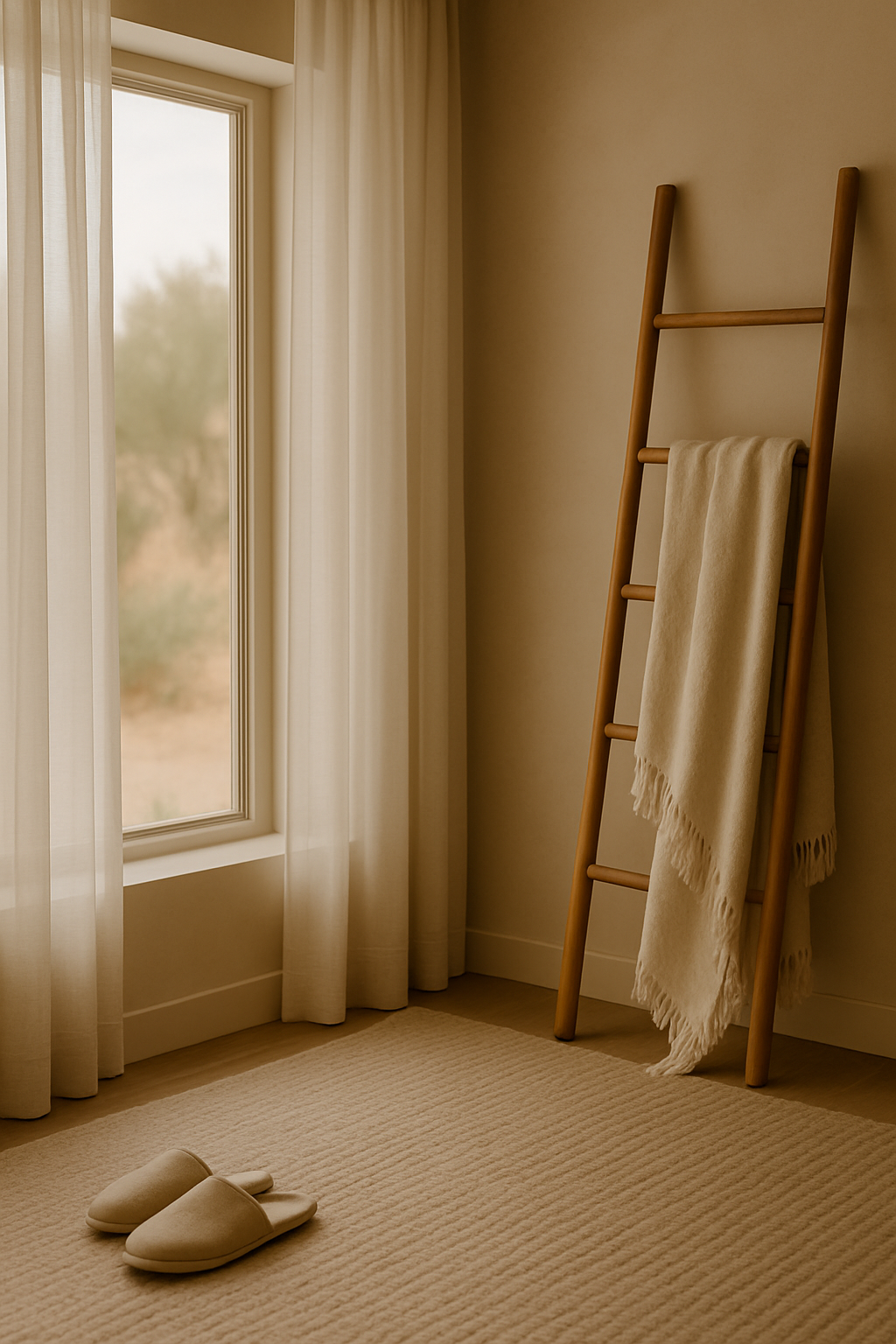 Quiet interior environment refined through subtle spatial adjustments by Nhance Space