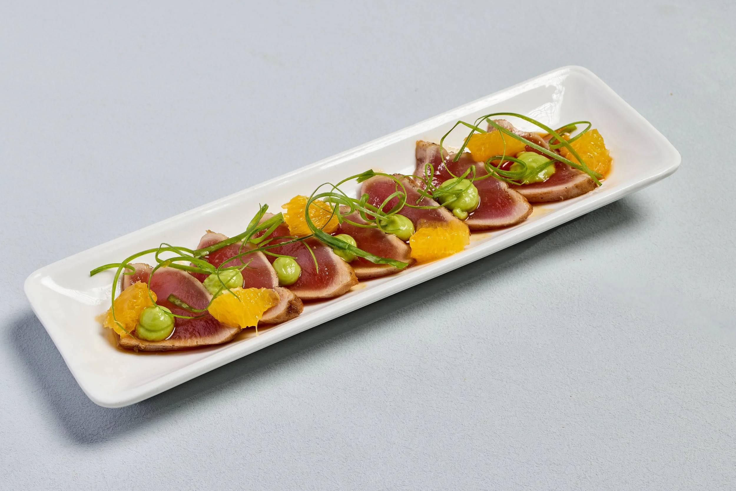 Food Menu À Poêle New A La Carte - Seared tuna, soy sauce dressing, avocado .jpg
