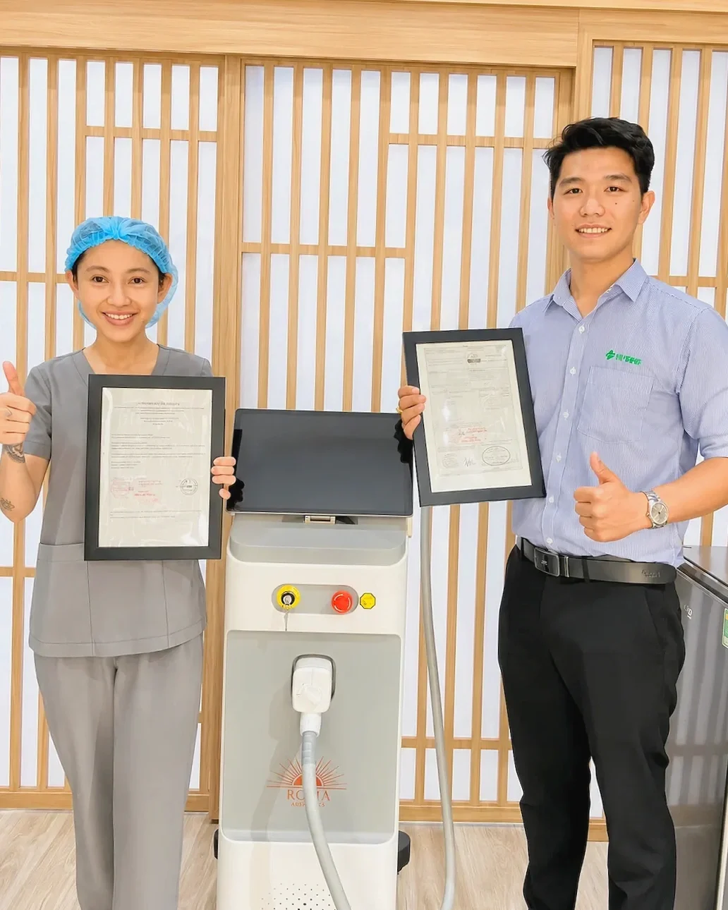 Triệt lông Diode Laser tại Hugo Beauty Phú Nhuận với công nghệ triệt lông lạnh hỗ trợ da sạch mịn và chăm sóc nhẹ nhàng hơn.