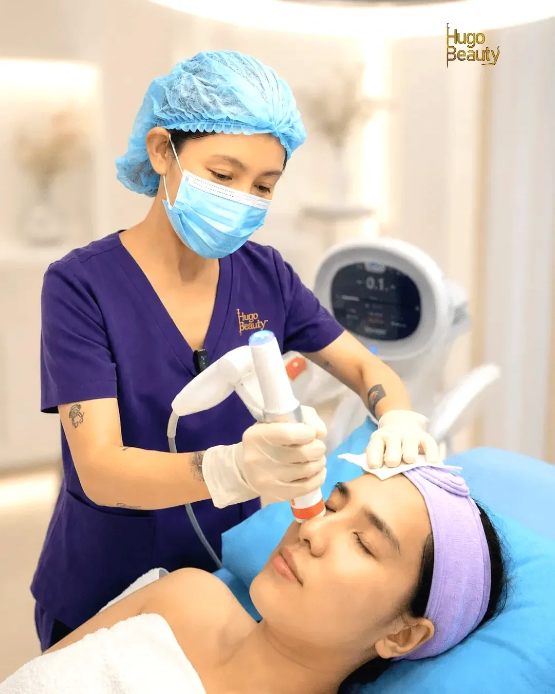 Dịch vụ HIFU Ultraformer MPT tại Hugo Beauty với công nghệ hiện đại.
