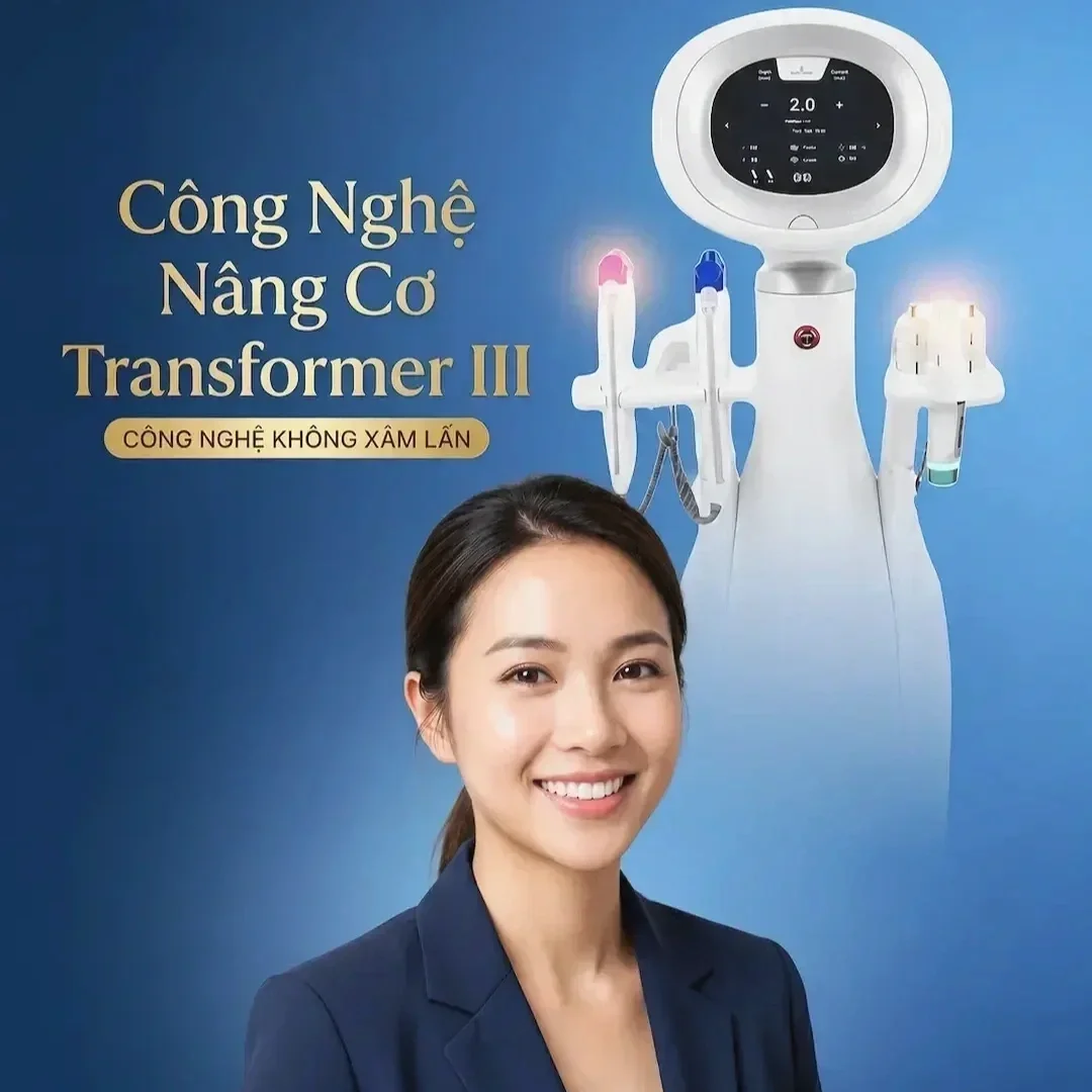 HIFU 10D Transformer III nâng cơ không xâm lấn tại Hugo Beauty Phú Nhuận TP.HCM