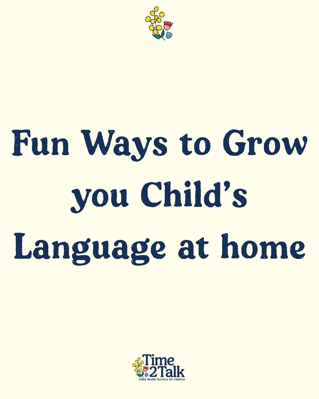 Growing little talkers, one playful moment at a time! 🗣️

Silly voices, snack-time chats, even walks can turn everyday moments into mini language adventures where it doesn't feel like "learning" at all.

Swipe for some fun, easy ideas you 