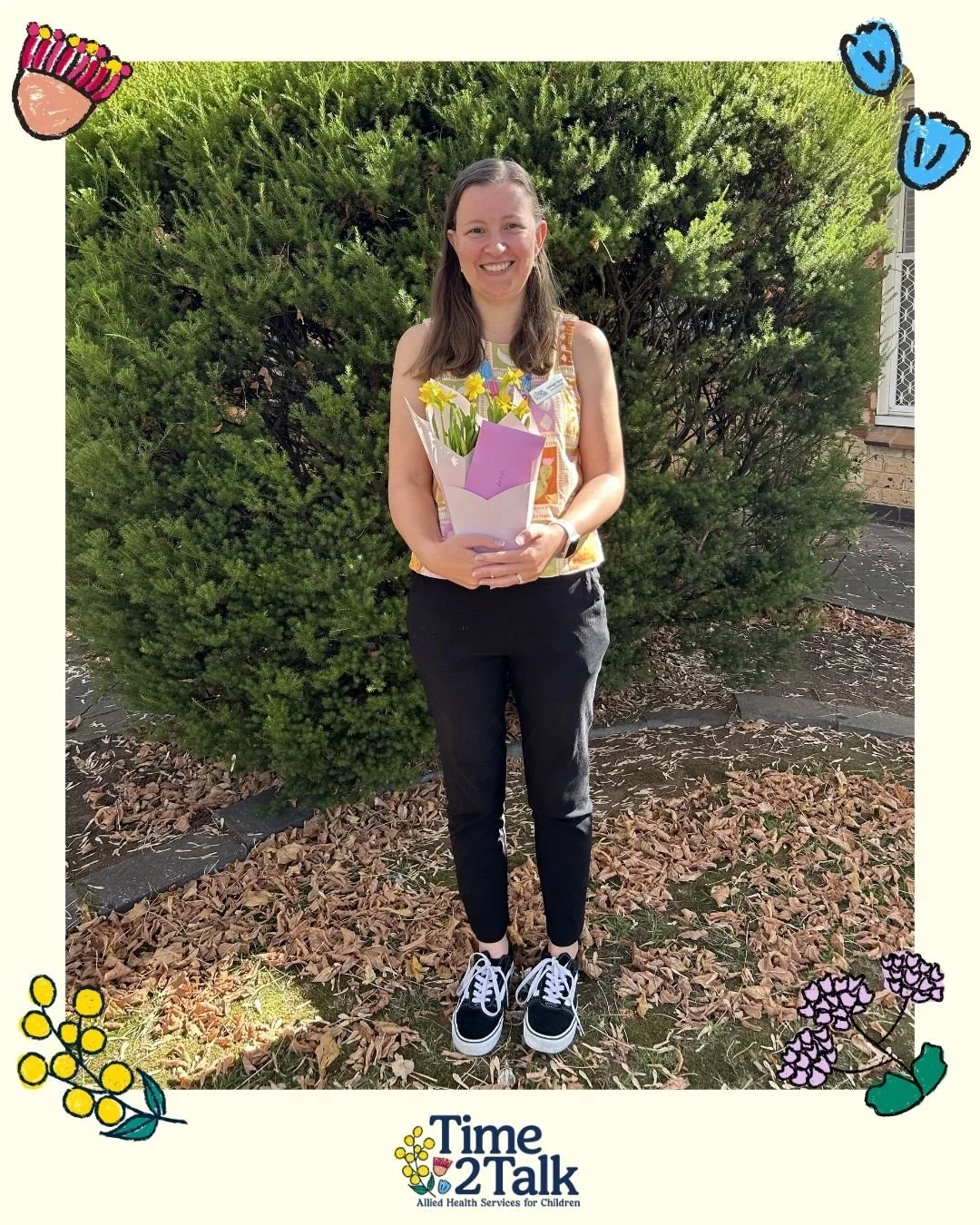 10 years with us (minus a quick break break for some very important mum duties) - Happy work anniversary Ashleigh!

The passion, care, and dedication Ashleigh has shown to every child and family she has supported over the years doesn't go unnoticed a