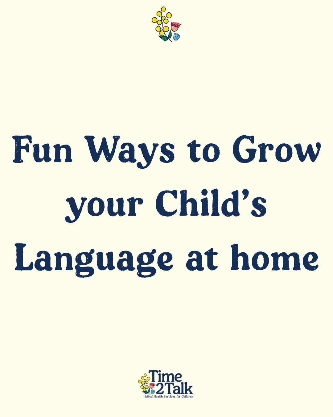 Growing little talkers, one playful moment at a time! 🗣️

Silly voices, snack-time chats, even walks can turn everyday moments into mini language adventures where it doesn't feel like "learning" at all.

Swipe for some fun, easy ideas you 