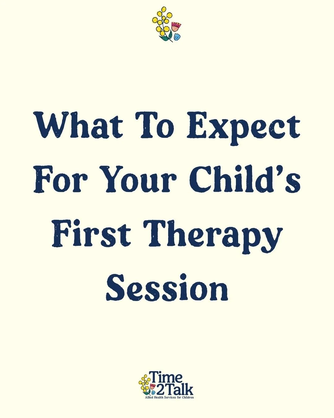 Not sure what to expect at your first speech or OT session? We've got you.

Starting therapy can feel a little daunting, but your first sesssion is all about getting to know you, building comfort, and setting the right goals.

Swipe through to see wh
