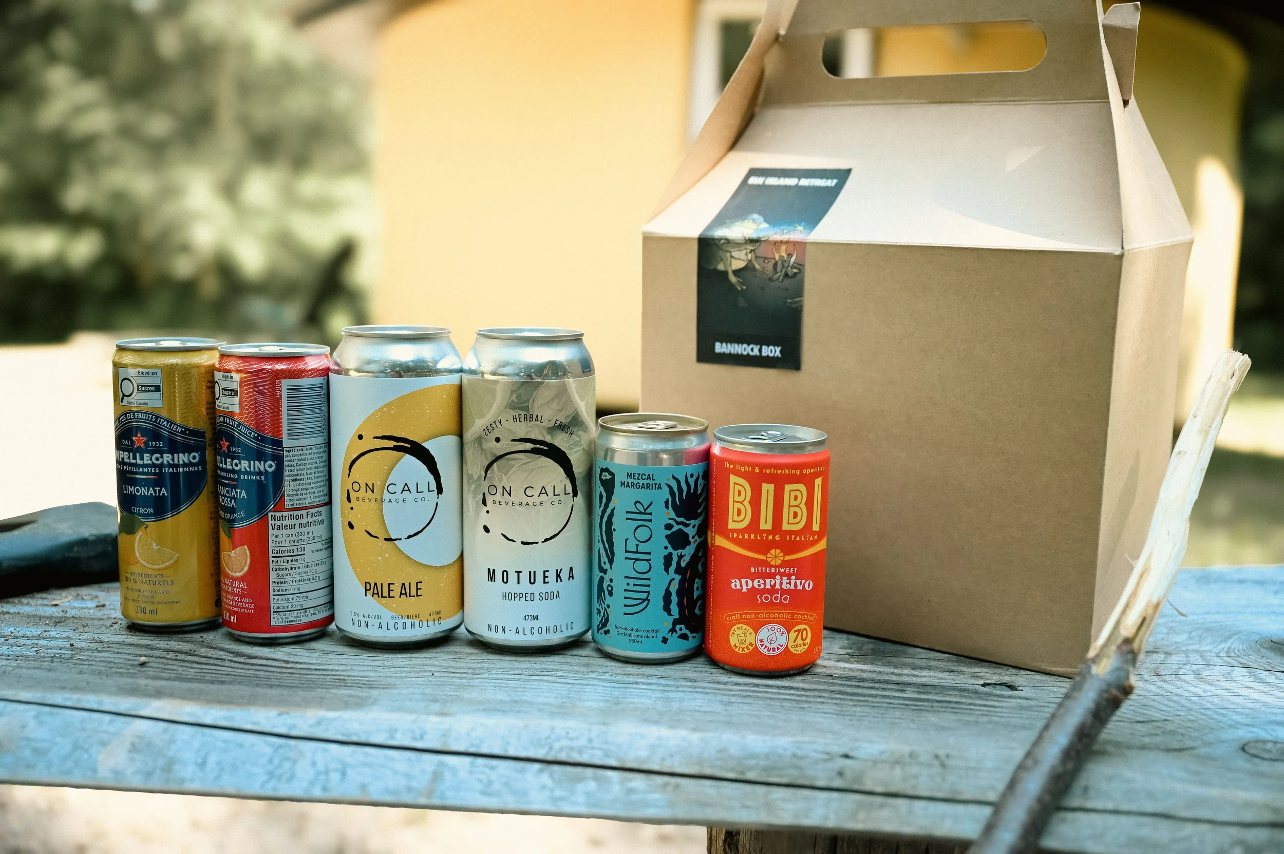 Image of the bannock box drinks