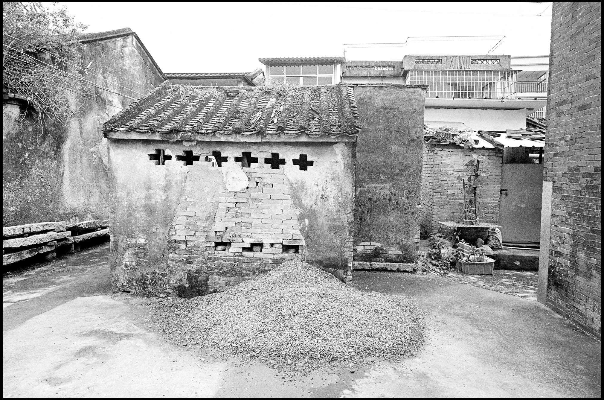 Backyard Gravel Pile, Guangdong Province, China 2025