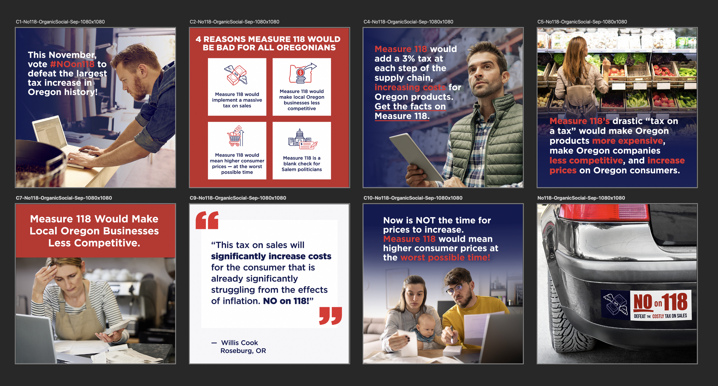 Organic social designs