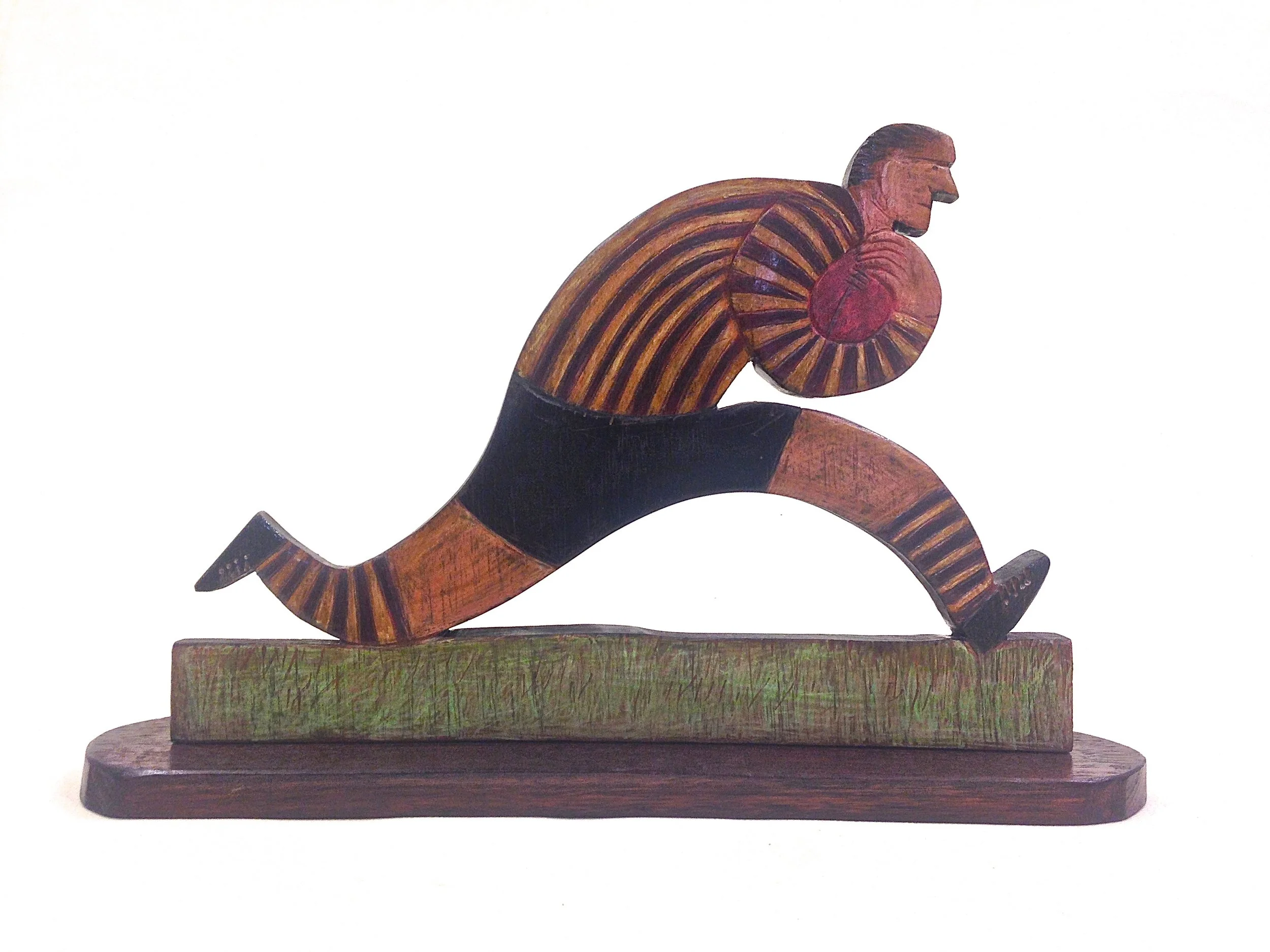 Chest Mark 2016   wood and mixed media    9cm x 45cm