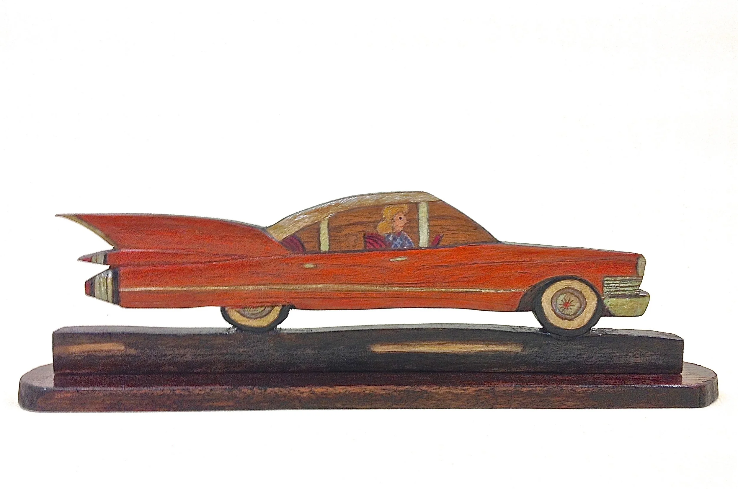 59 Cadillac Saville 2016   wood and mixed media    17cm x 58cm