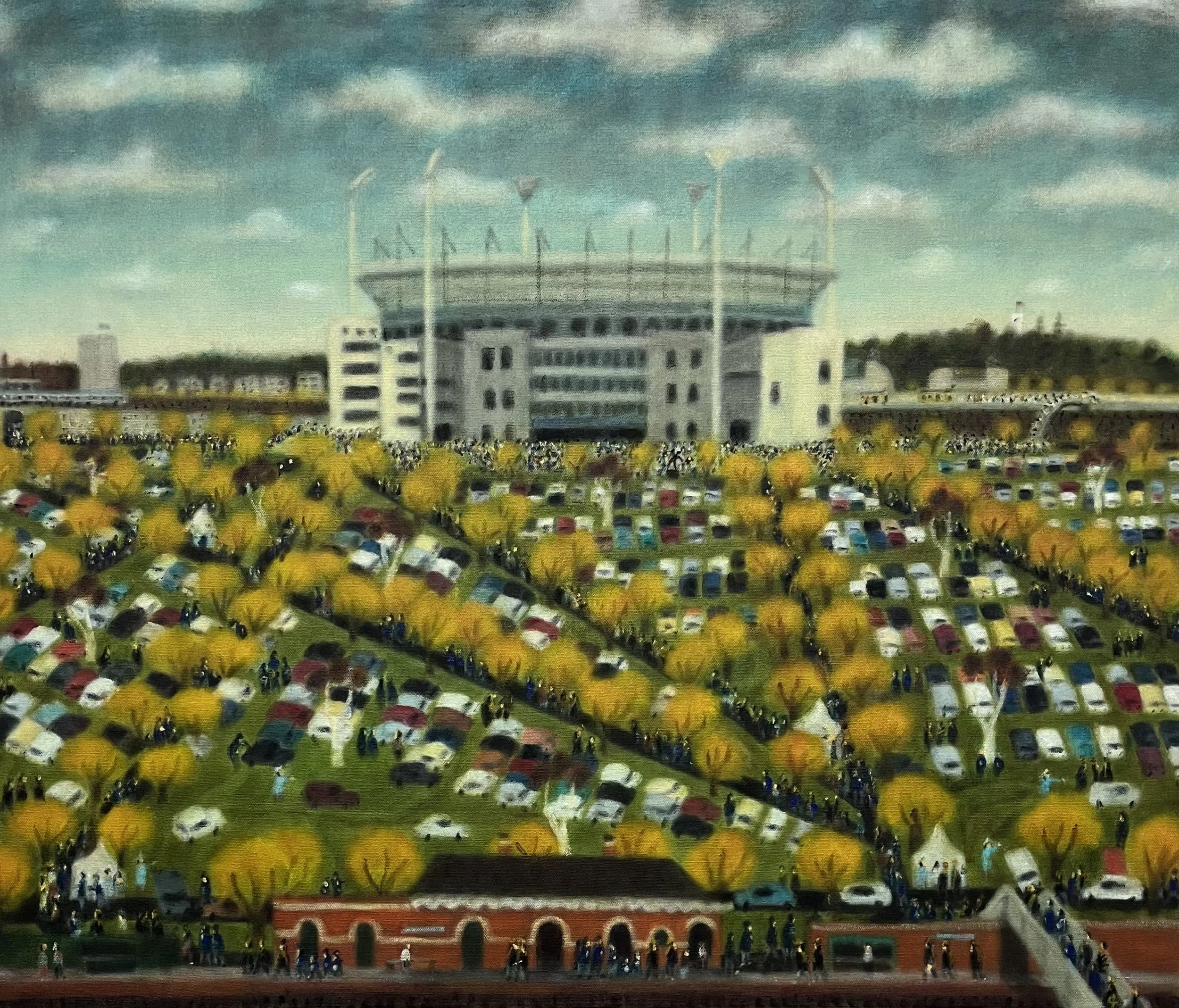 Jolimont Station 2026   oil on Belgian linen,   100cm x 120cm