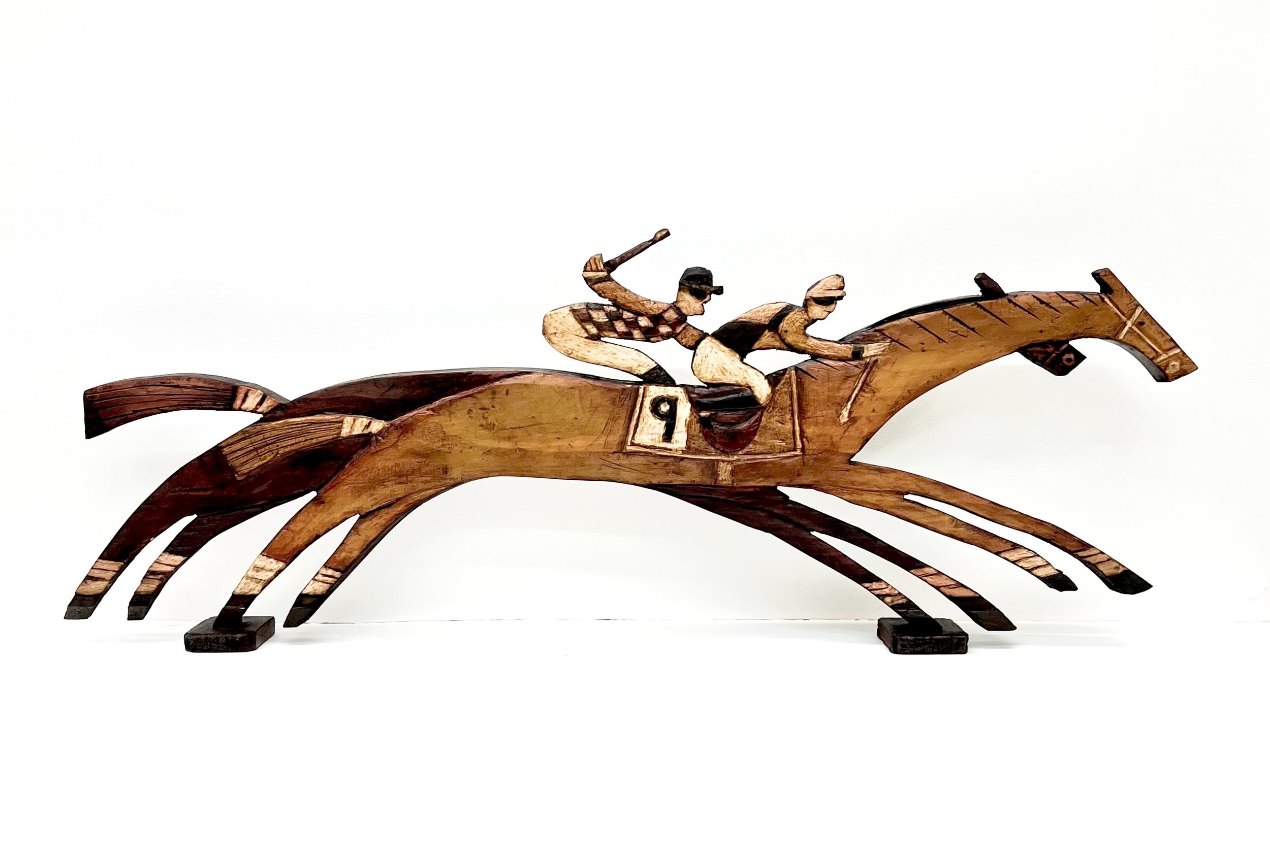 Neck and Neck2026   Kerri Pine    28cm x 78cm x 7cm