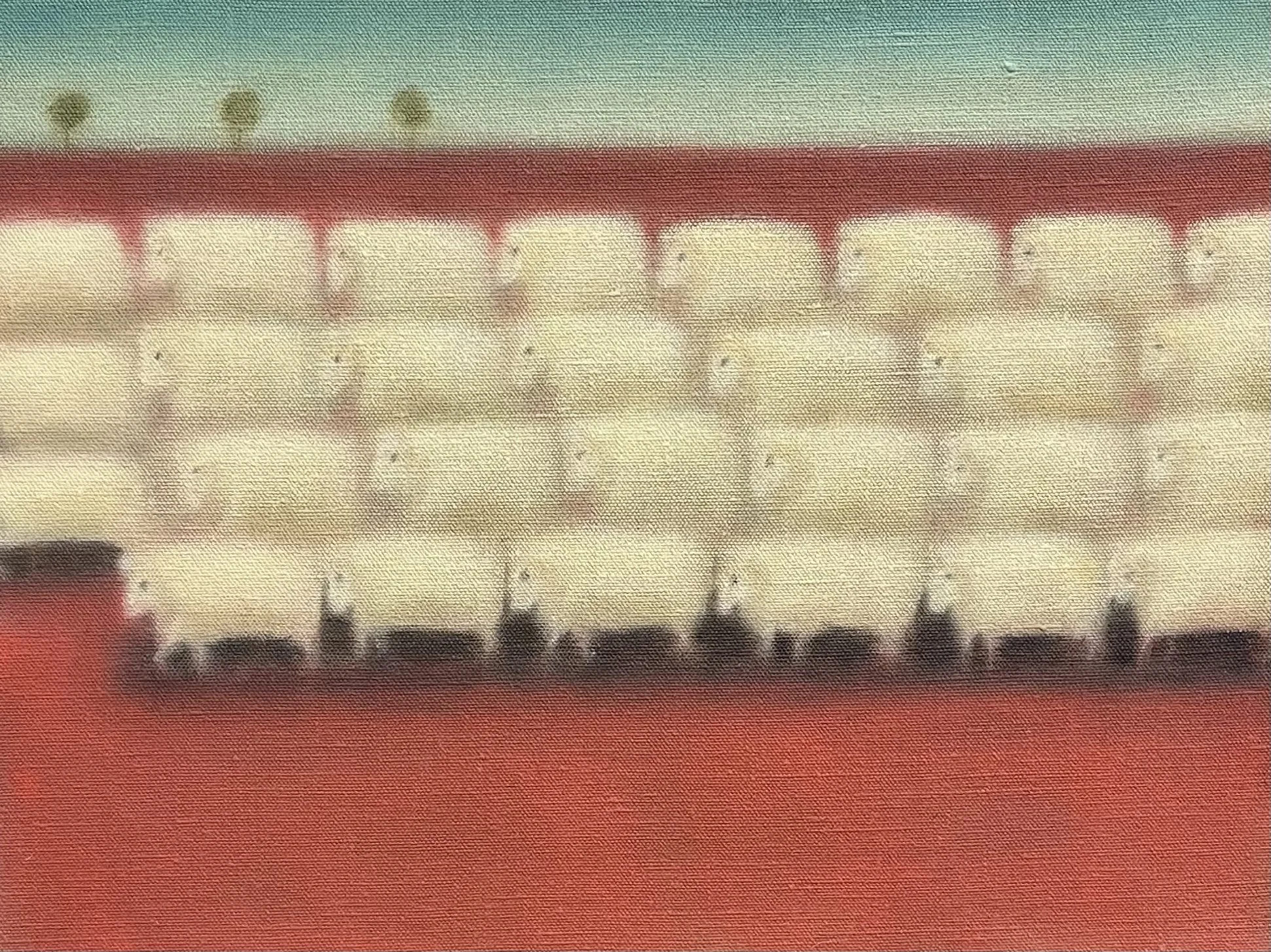 Round Up 1 2026 Diptych   oil on Belgian linen,   45cm x 60cm