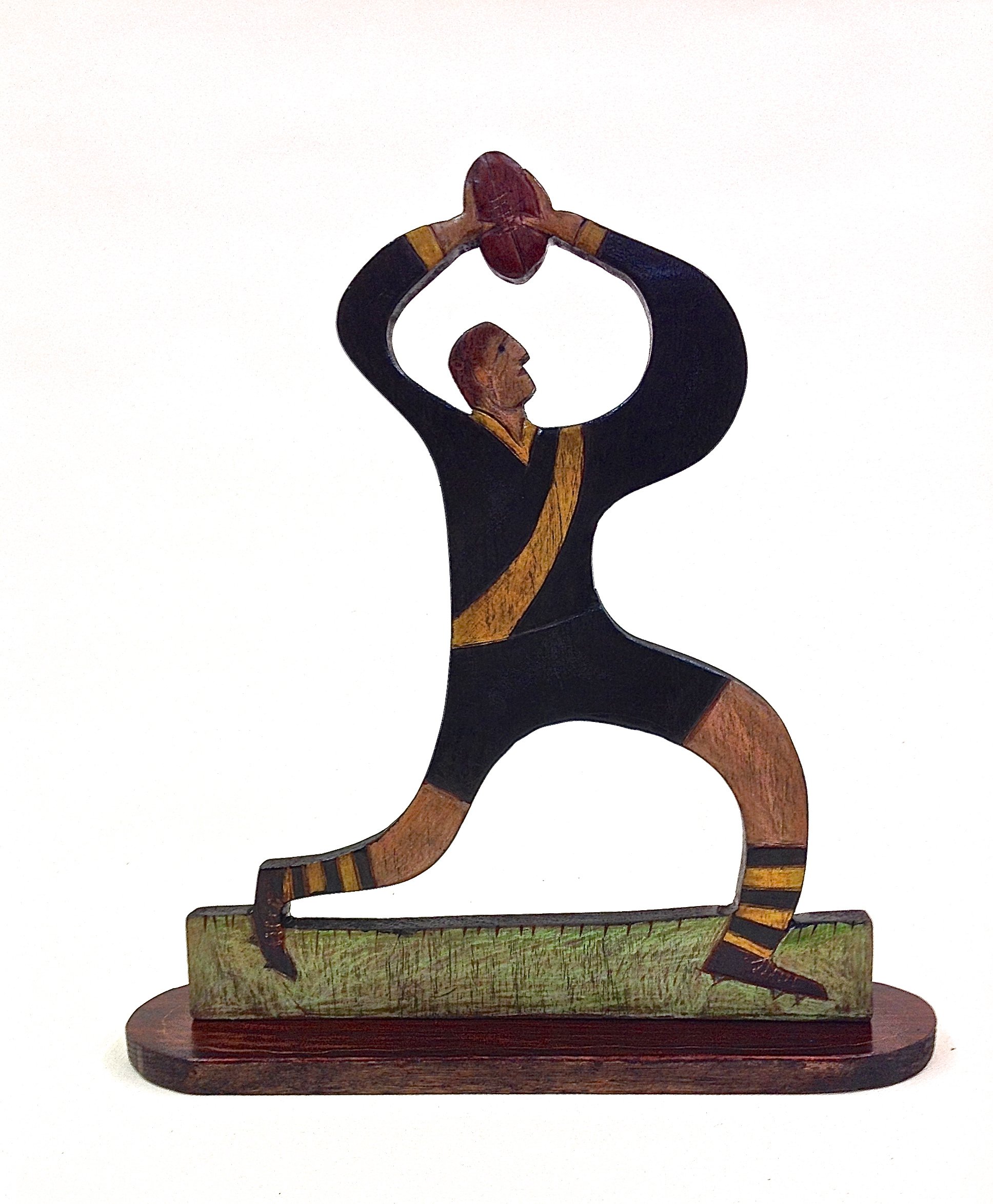 Tigerman 2016   wood and mixed media    42cm x 40cm