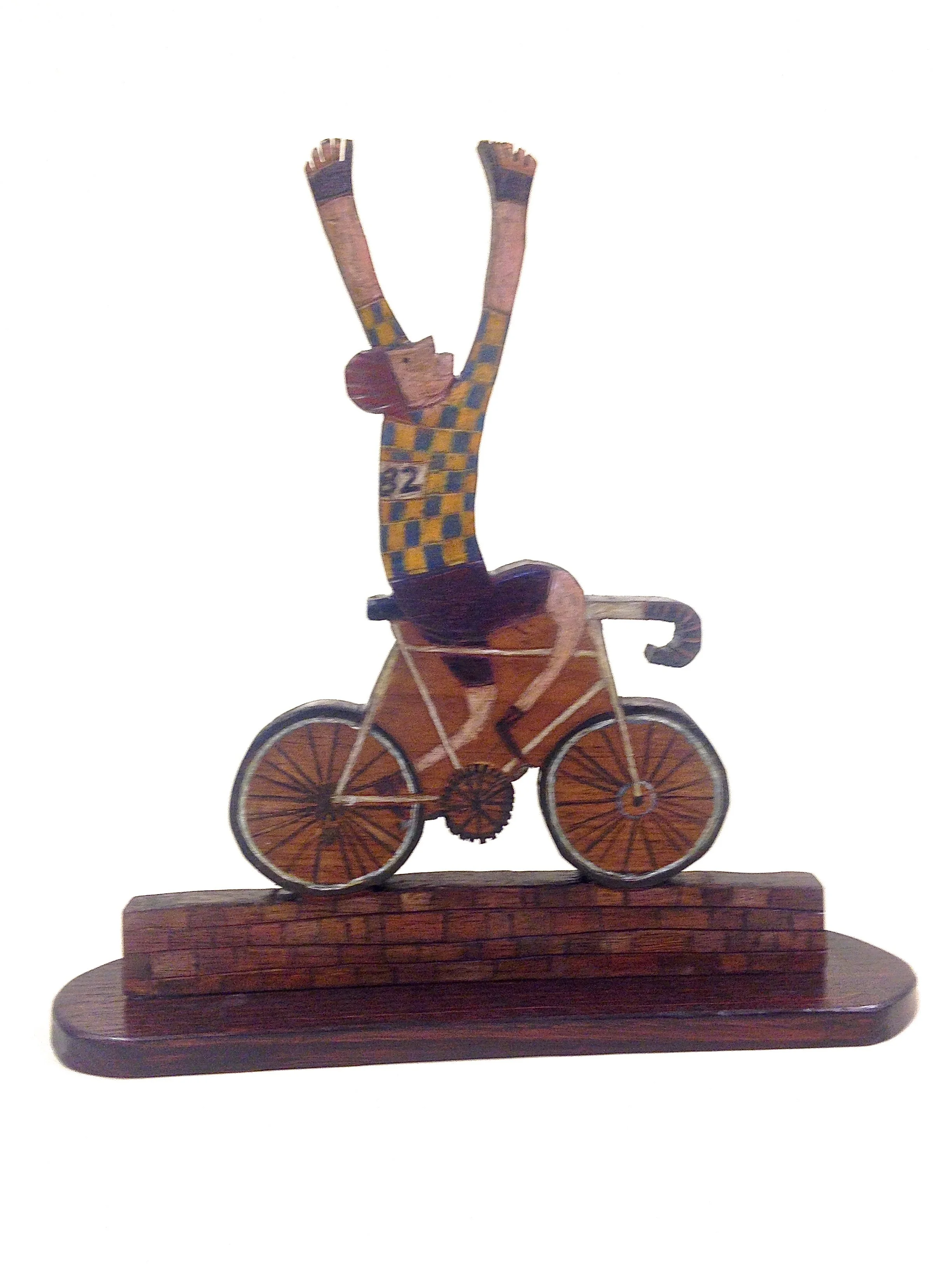 Victory 2016  wood and mixed media    38cm x 41cm