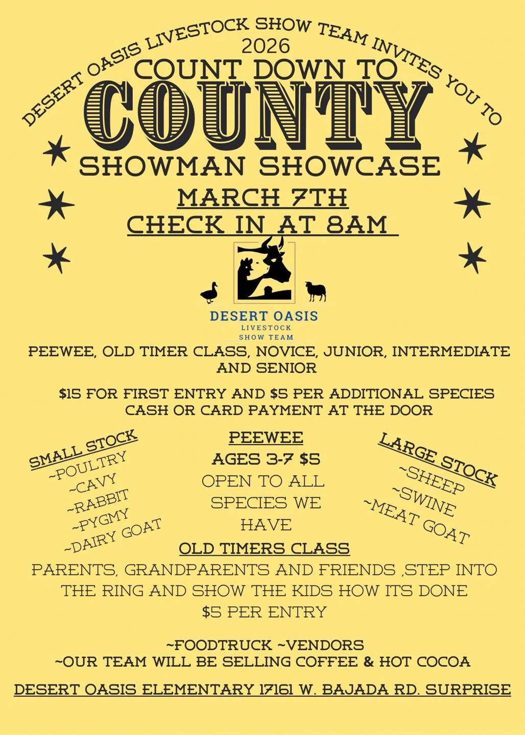 Count Down to County Showmanship Show