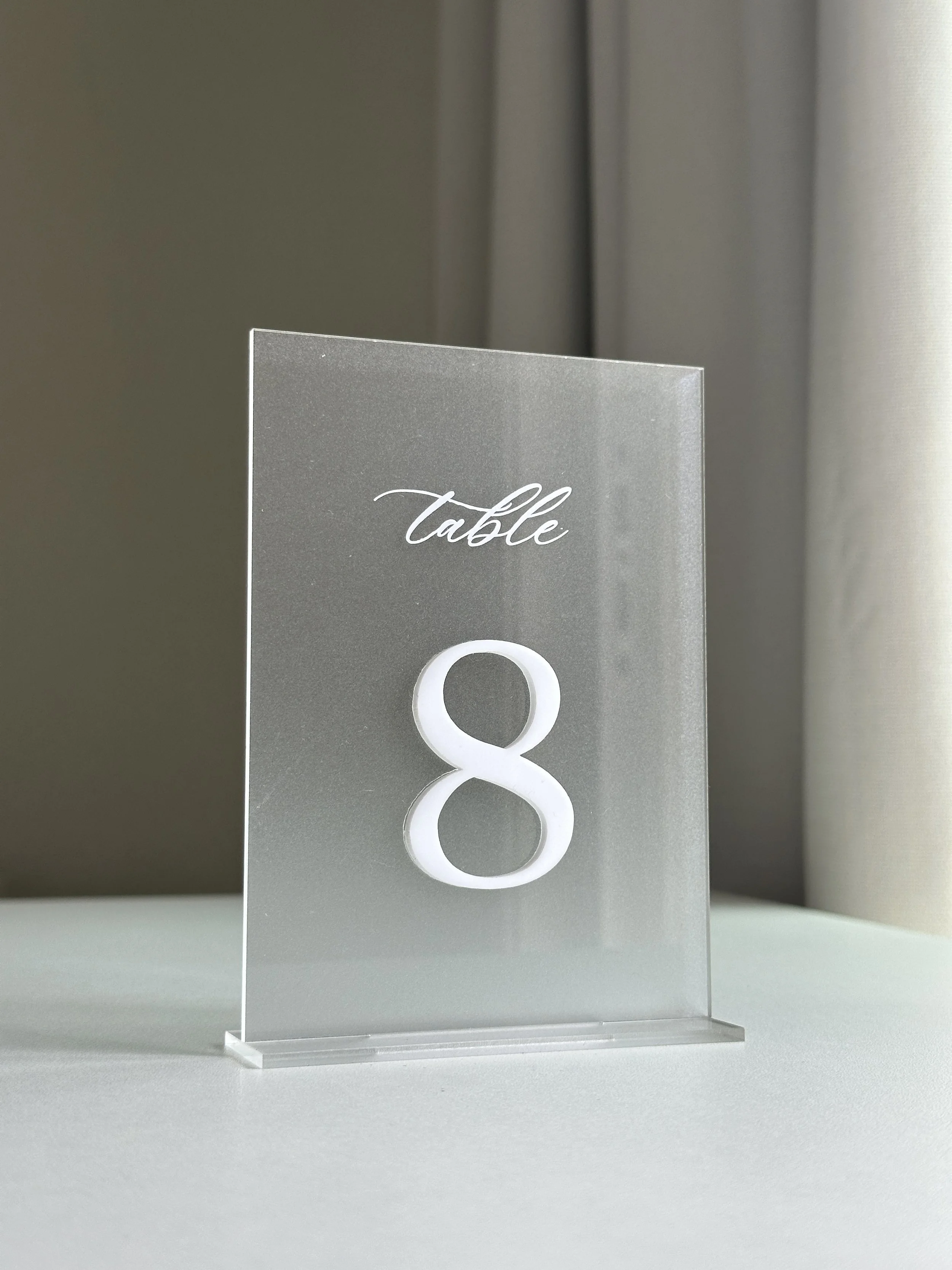Frost Table Number Xie Studios Rental