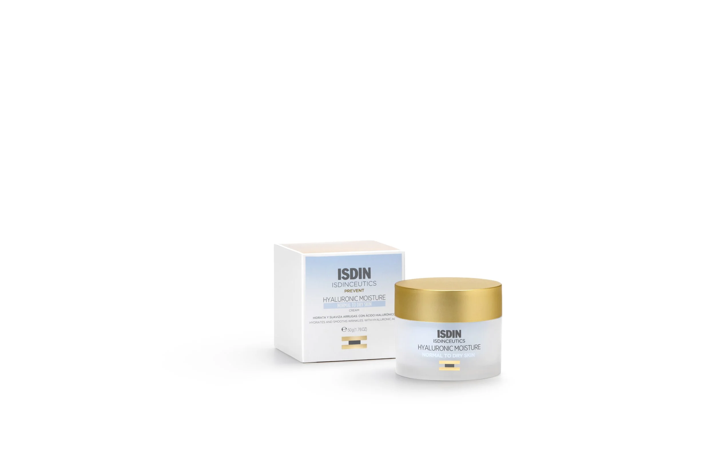 Isdinceutics Hyaluronic Moisture Normal To Dry Skin Daily Moisturizing Facial Cream 50ml
