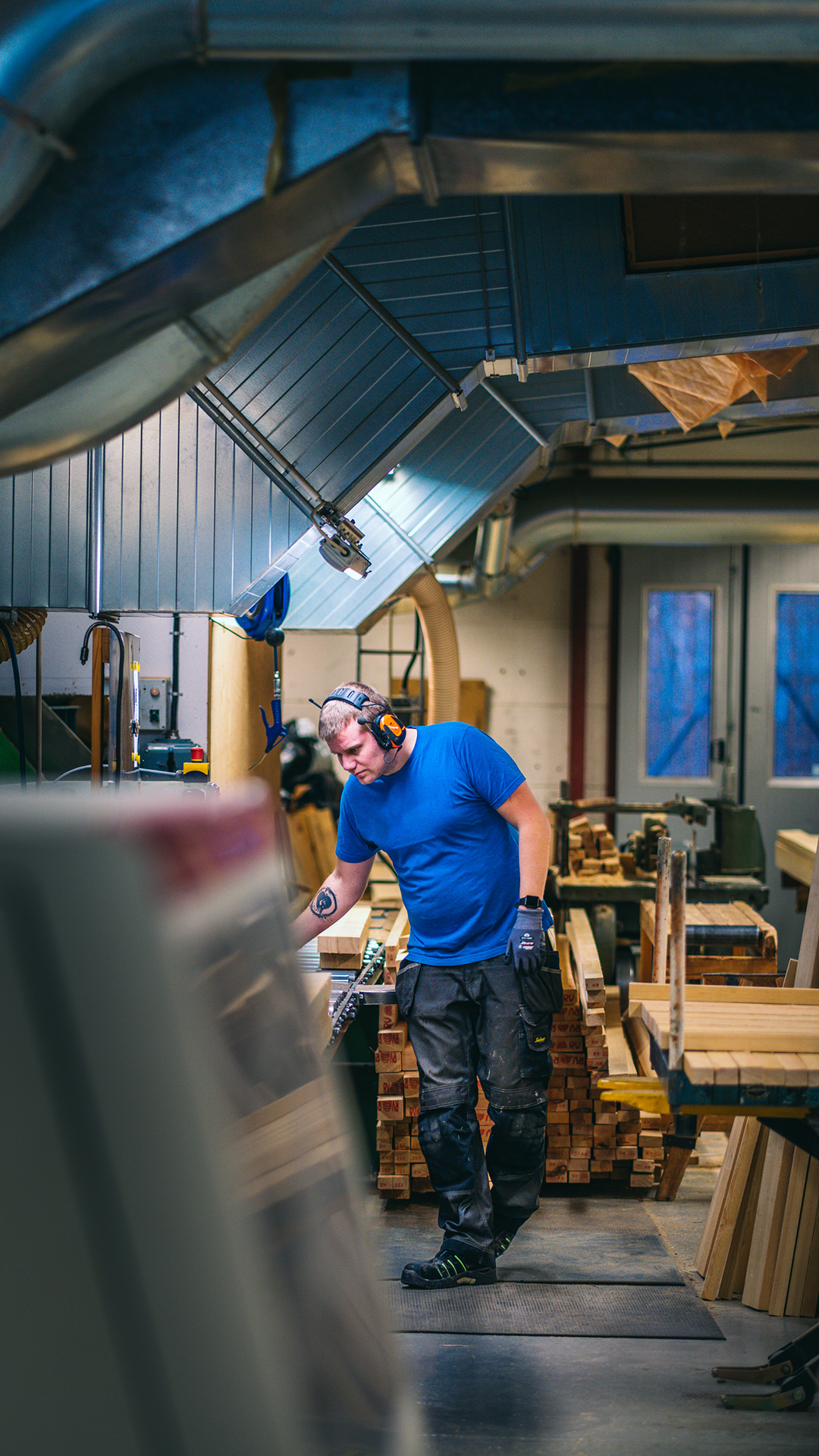 Fönstertillverkningen i Älvdalen, Dalarna.